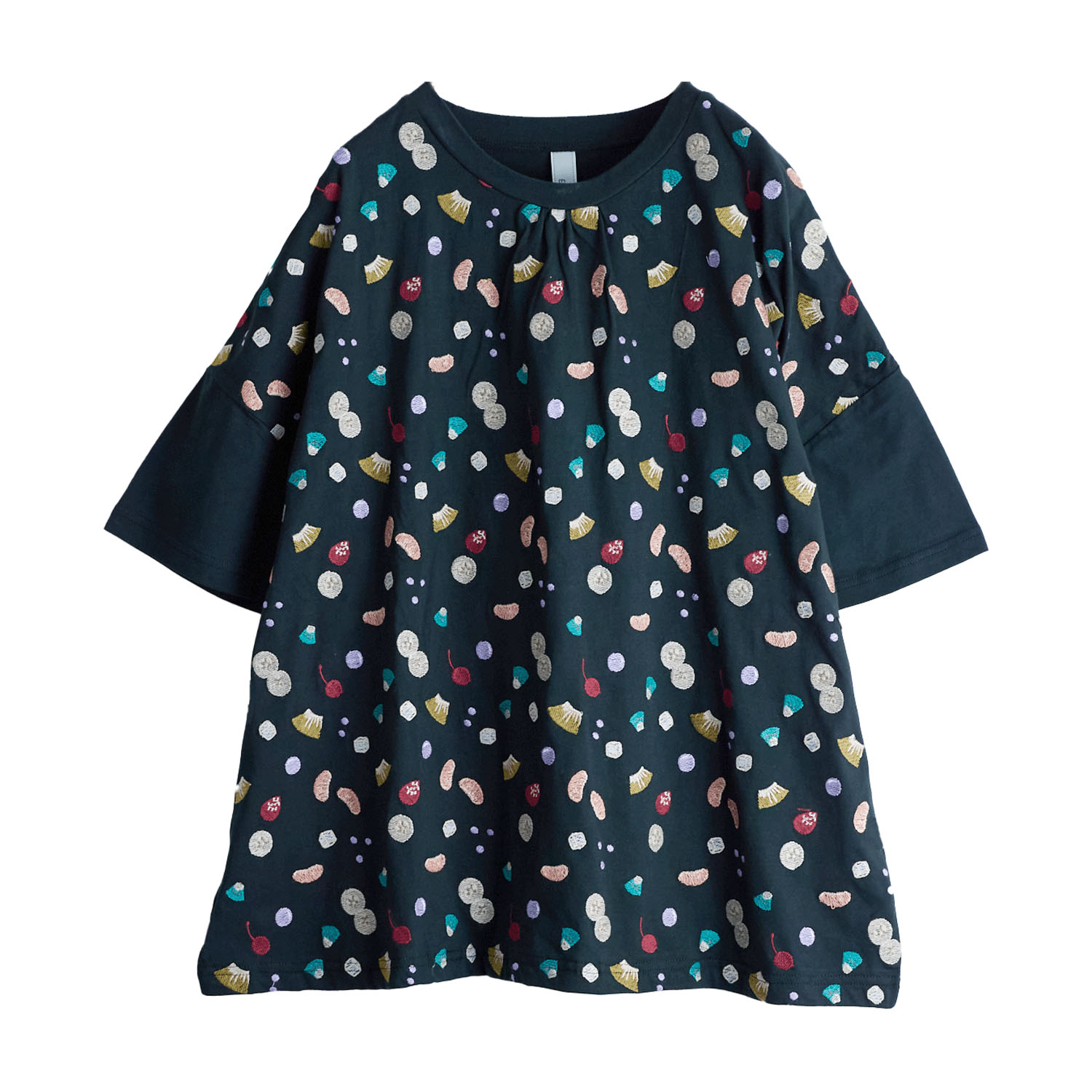 Emago  フルーツポンチ刺繍Tシャツ