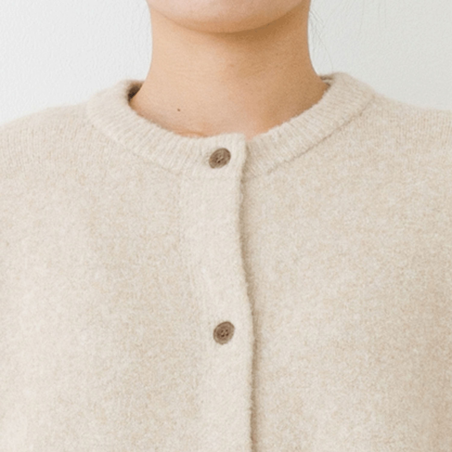 【お取り寄せ】kermu マーセライズウールワイドポケットカーディガン - 画像6