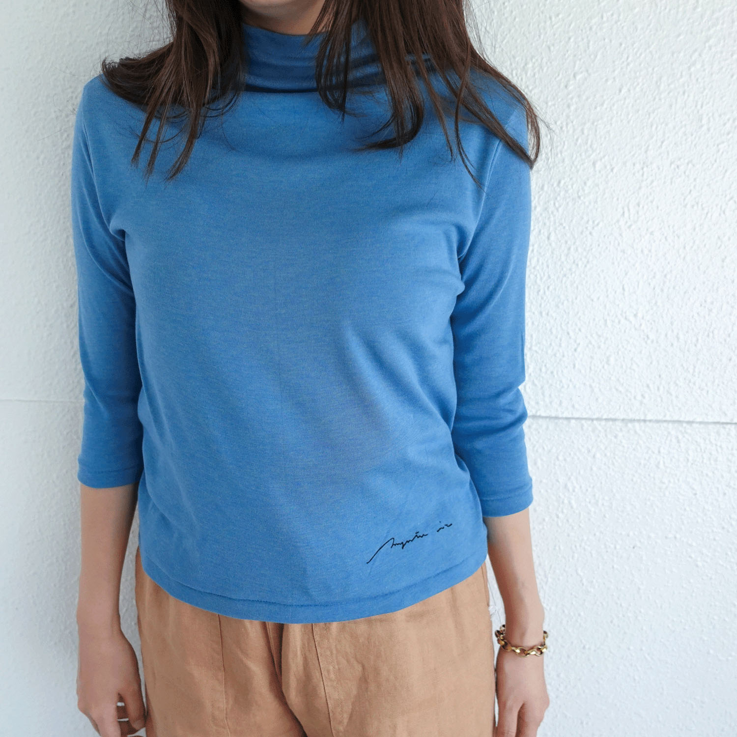 マゼンタT／Cフライス7分袖 - 画像2