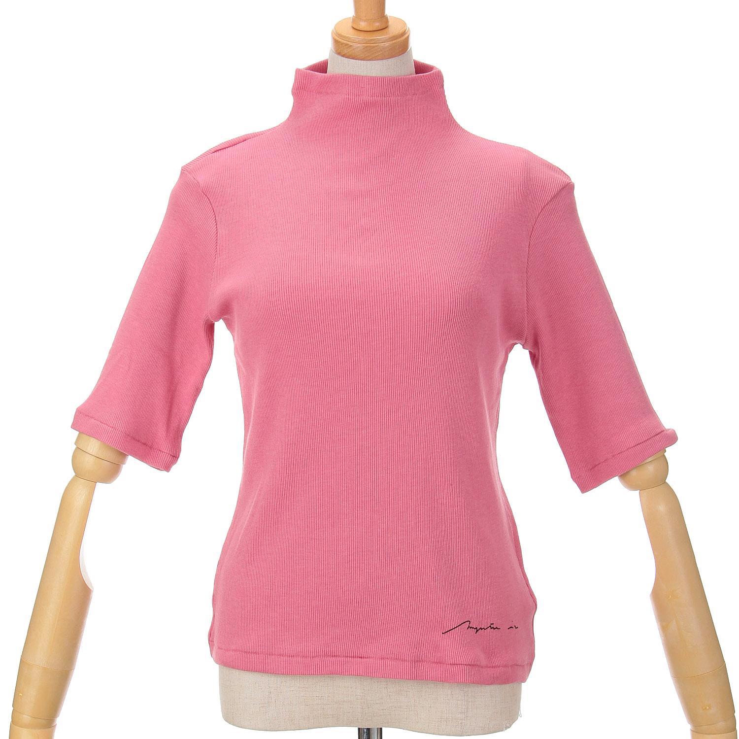 マゼンタT／Cテレコ5分袖 - 画像13