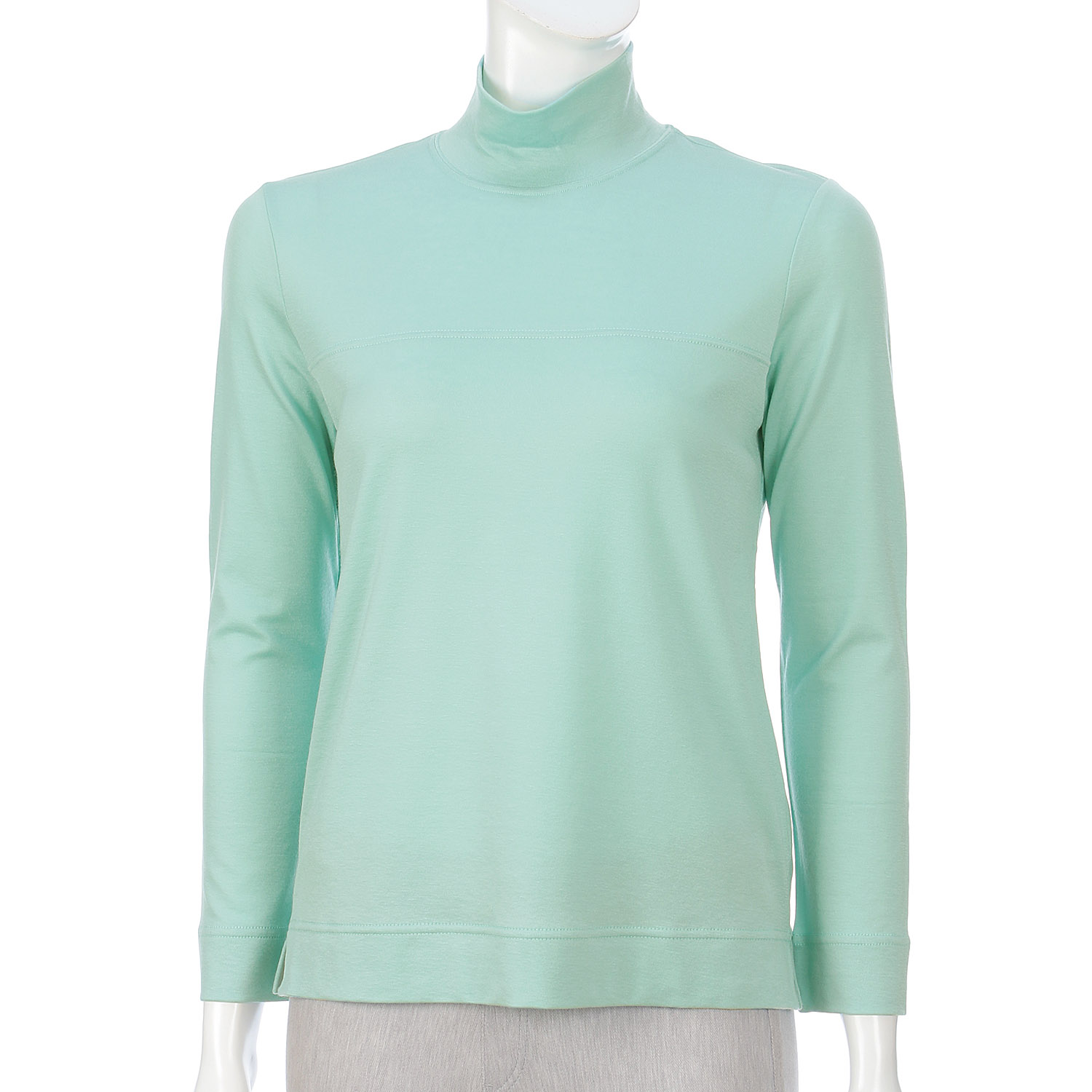 セルロース片袋胸切替ハイネック - 画像12