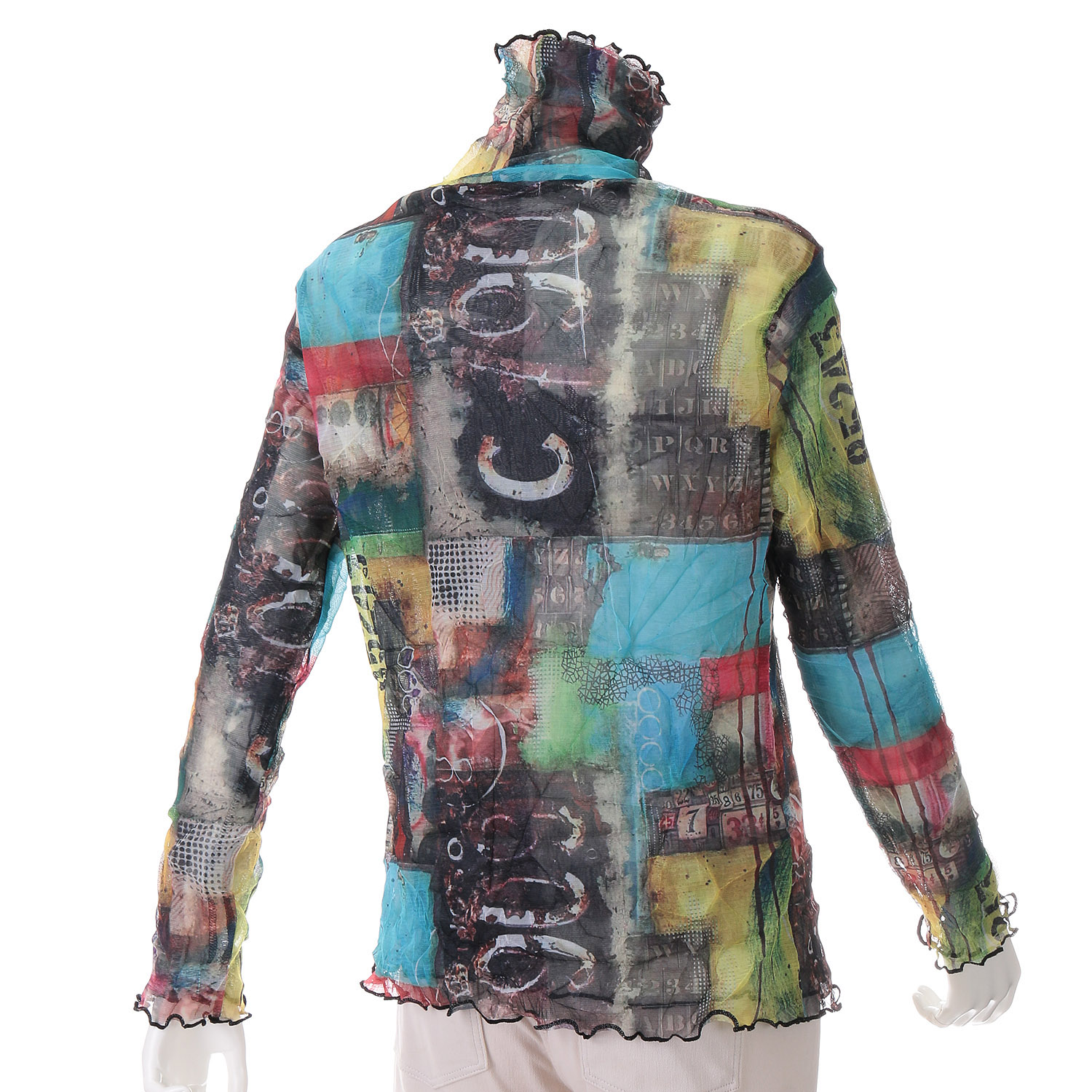 ネットプリントクリンクル リバーシブルカットソー - 画像5