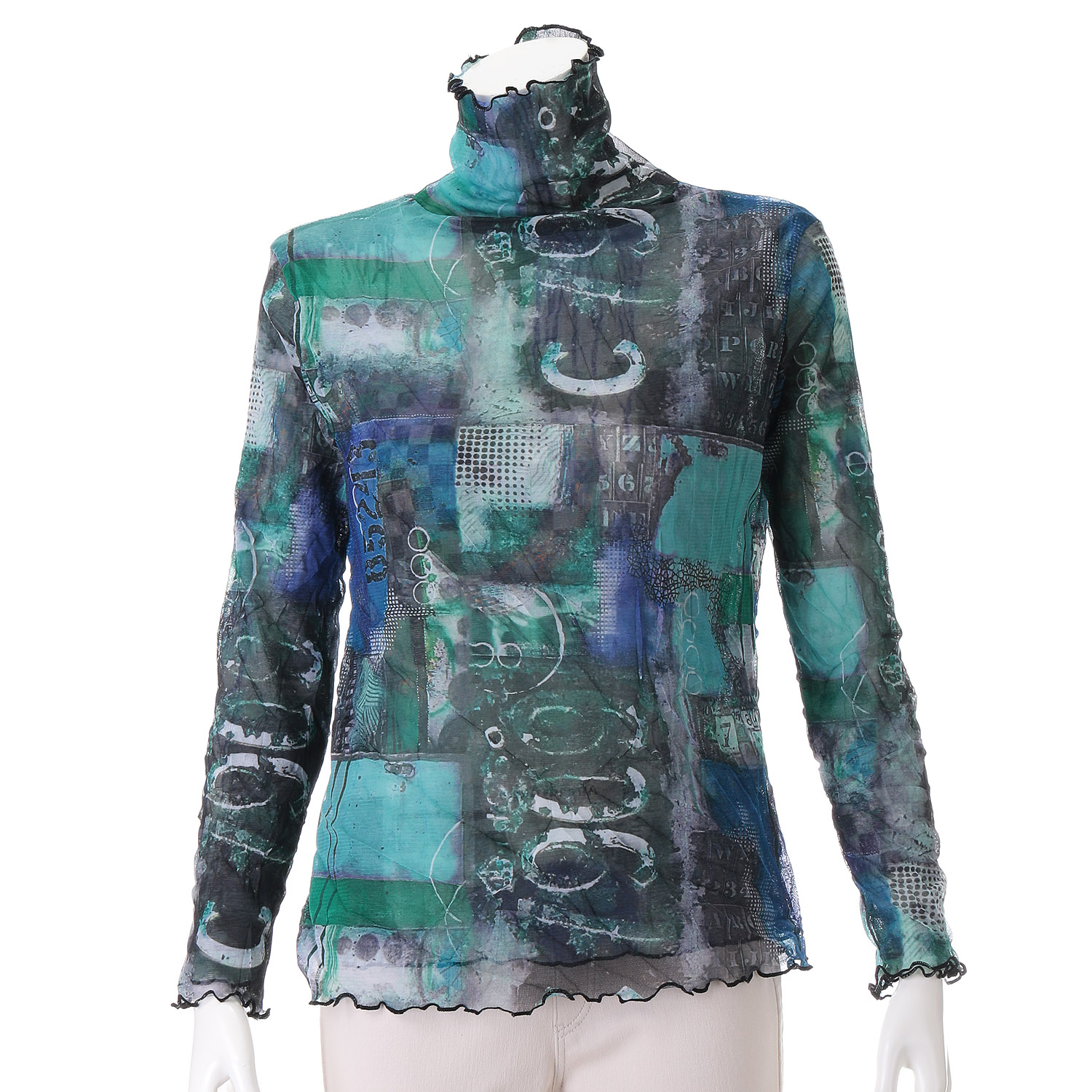 ネットプリントクリンクル リバーシブルカットソー - 画像7