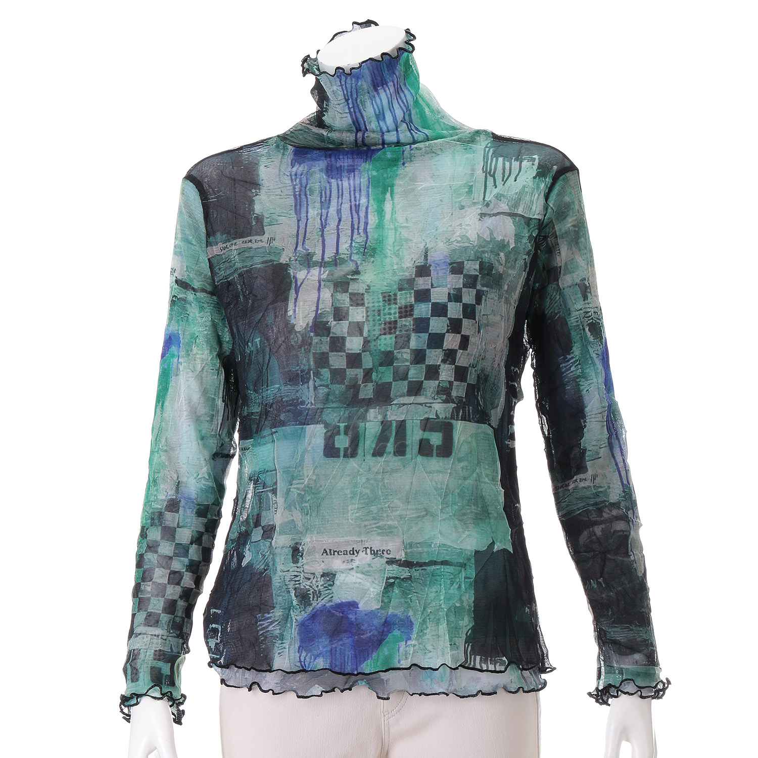 ネットプリントクリンクル リバーシブルカットソー - 画像8