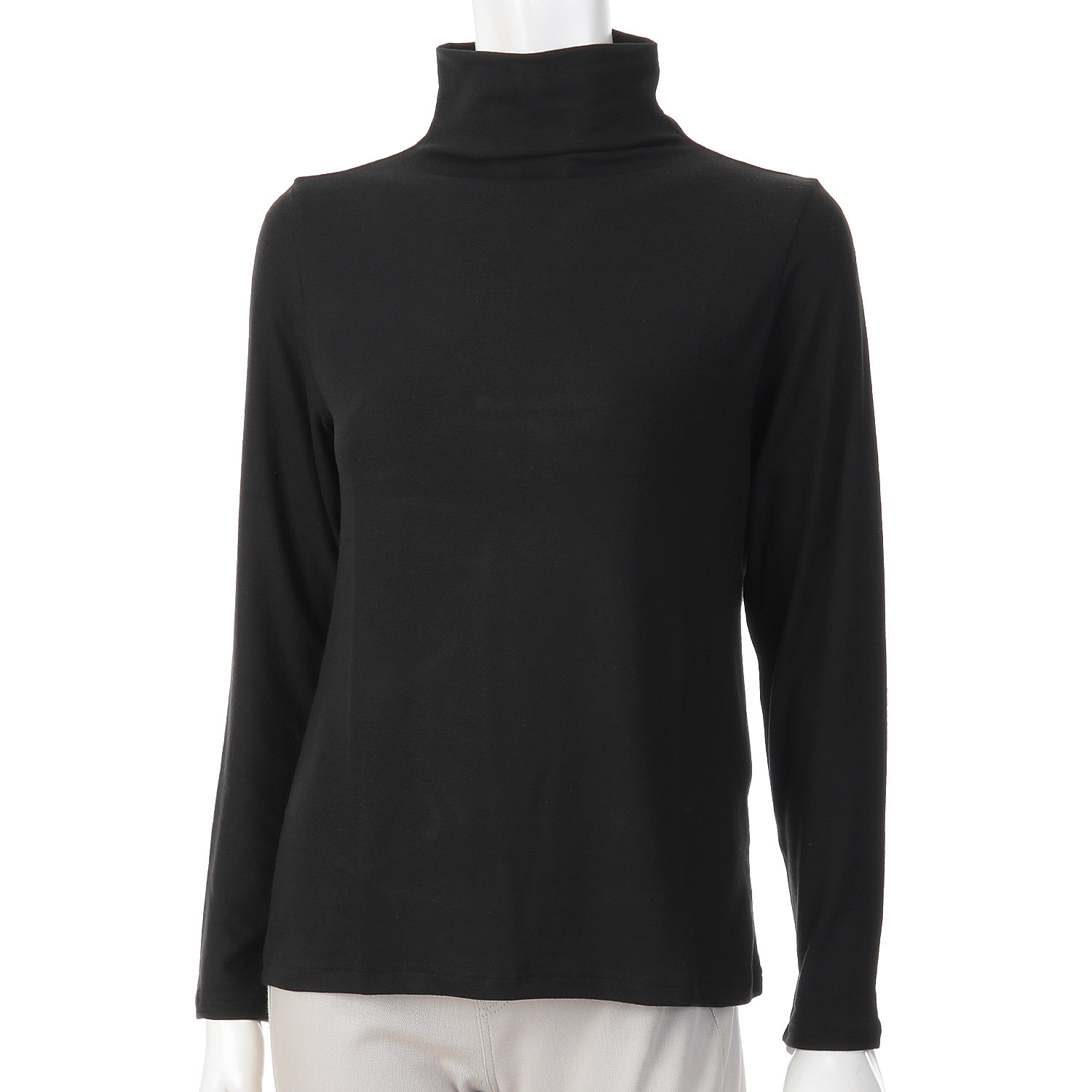 【Insta Live】ミップガーゼ無地ボトルネックカットソー - 画像15