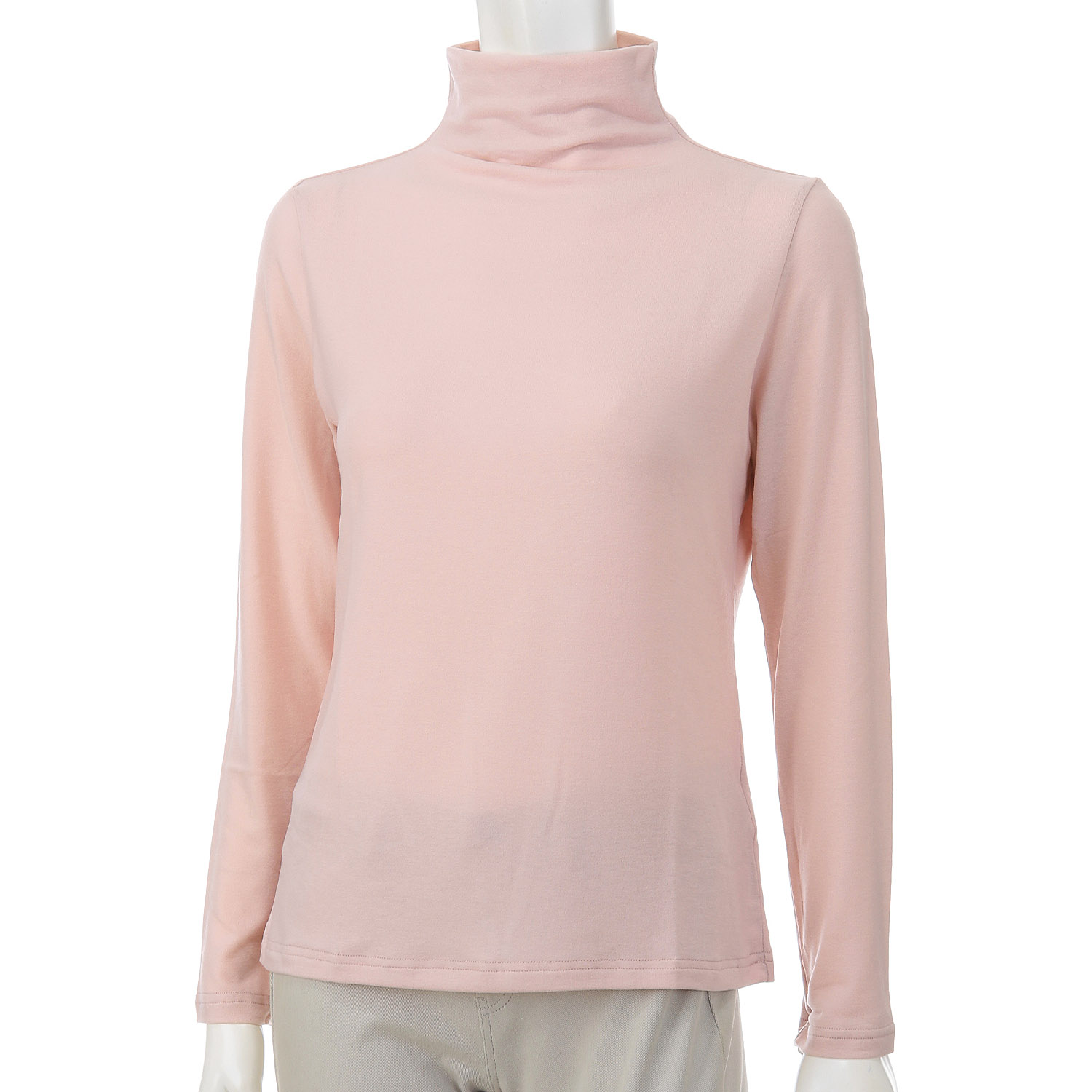 【Insta Live】ミップガーゼ無地ボトルネックカットソー - 画像21