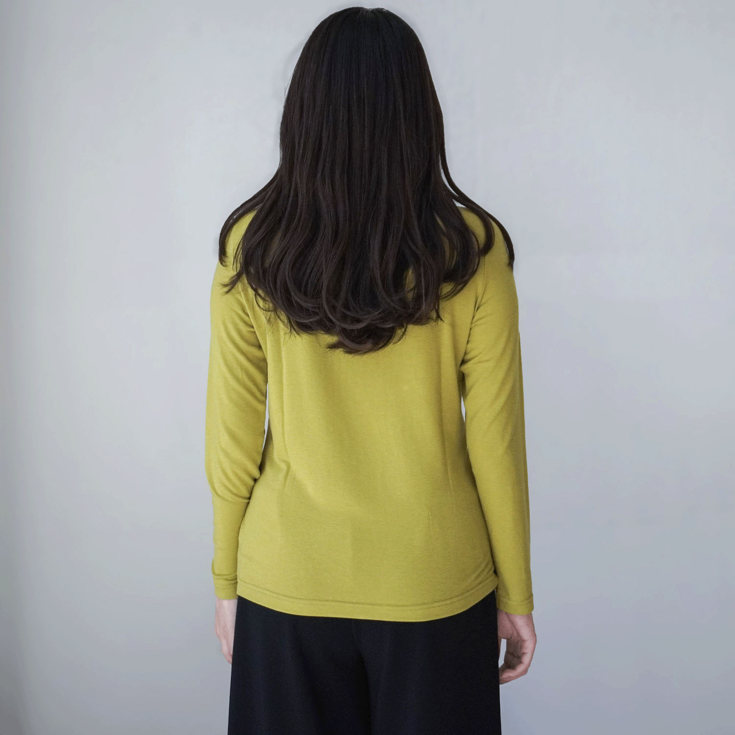 【Insta Live】ミップガーゼ無地ボトルネックカットソー - 画像31