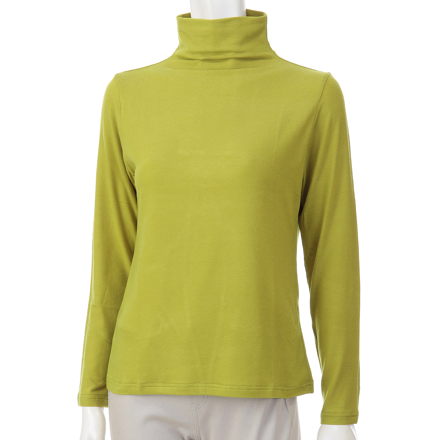 【Insta Live】ミップガーゼ無地ボトルネックカットソー - 画像32