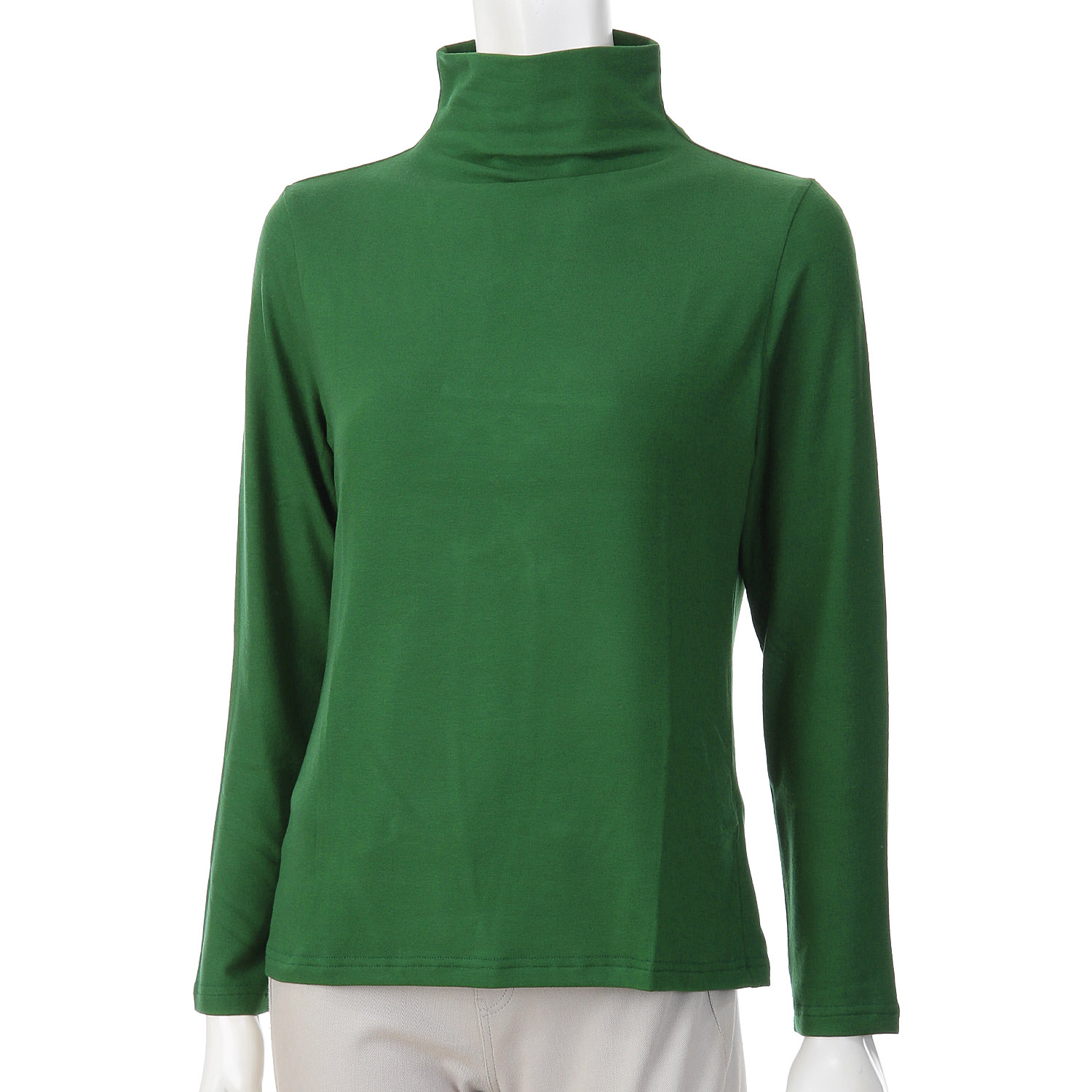 【Insta Live】ミップガーゼ無地ボトルネックカットソー - 画像35