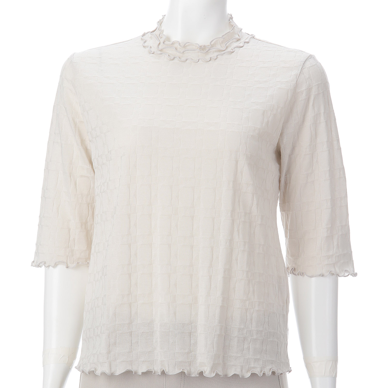 リンクスジャカード三段メロウカットソー - 画像4