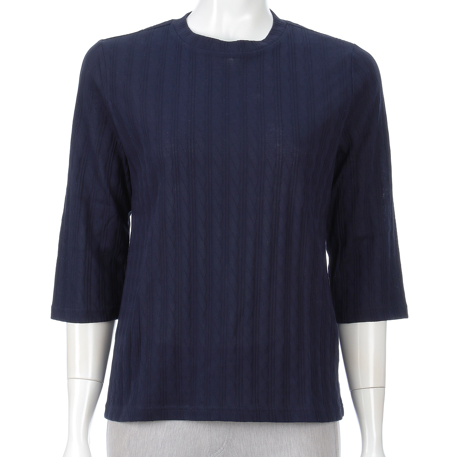 リンクスジャカードケーブル柄カットソー - 画像7