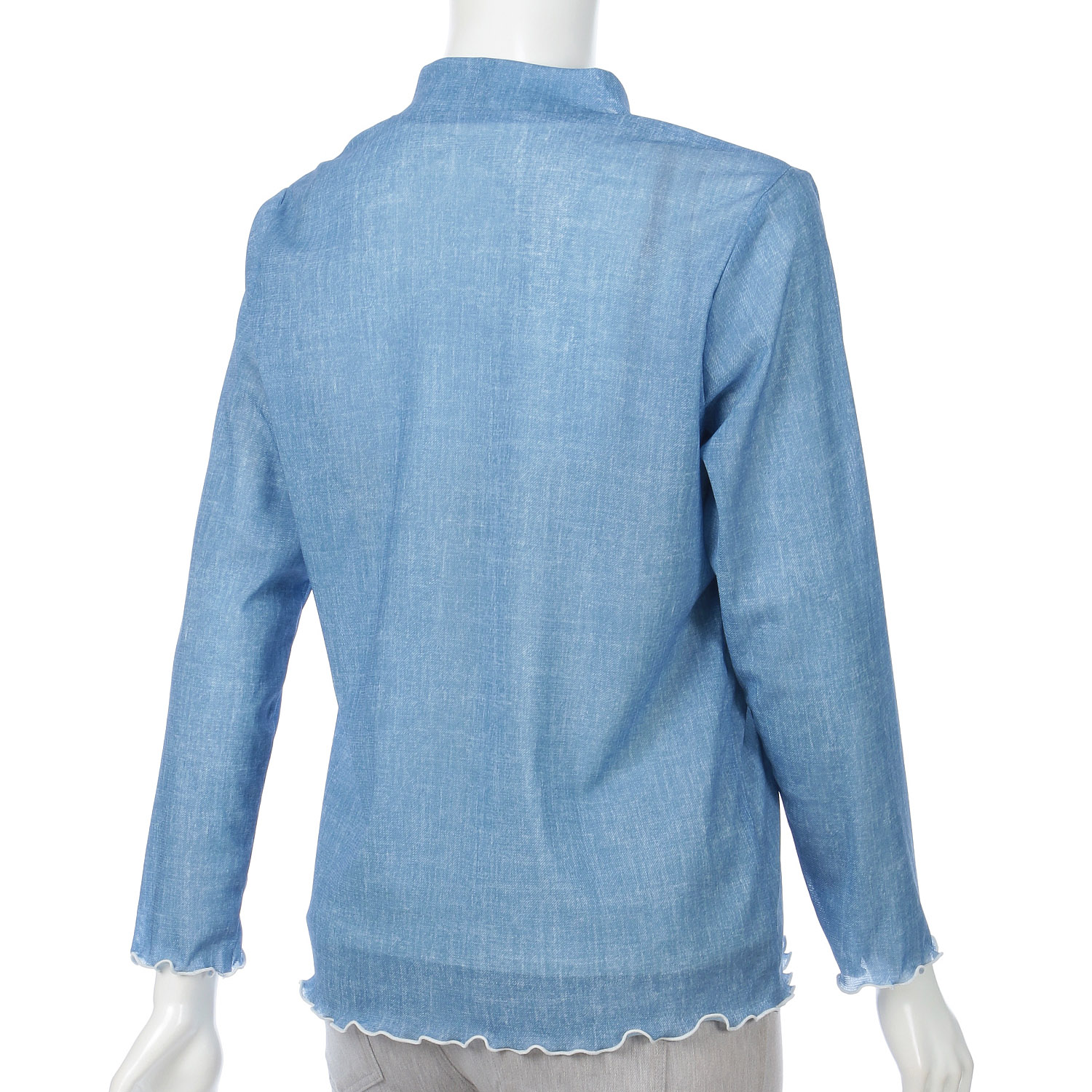 メッシュデニムプリントチビハイカットソー - 画像4