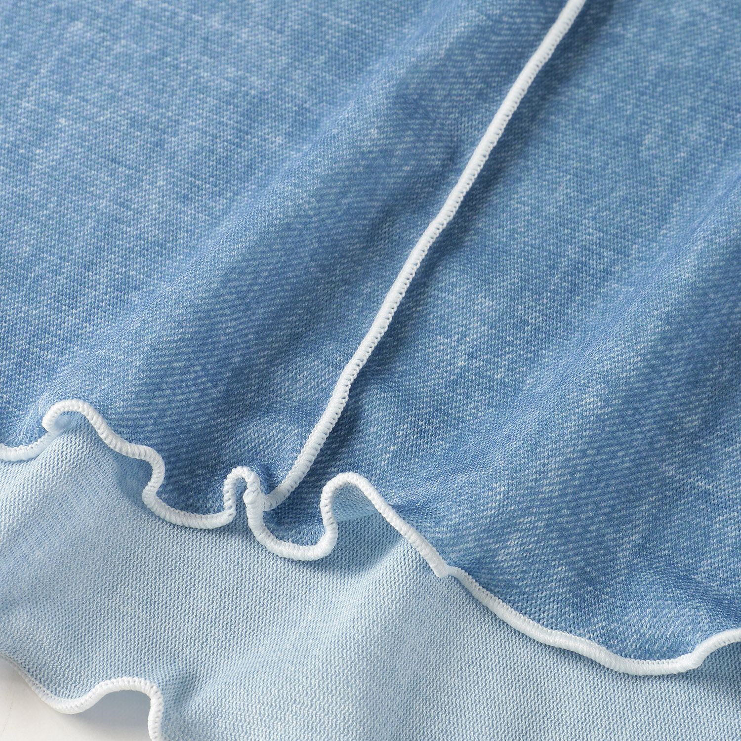 メッシュデニムプリントチビハイカットソー - 画像5