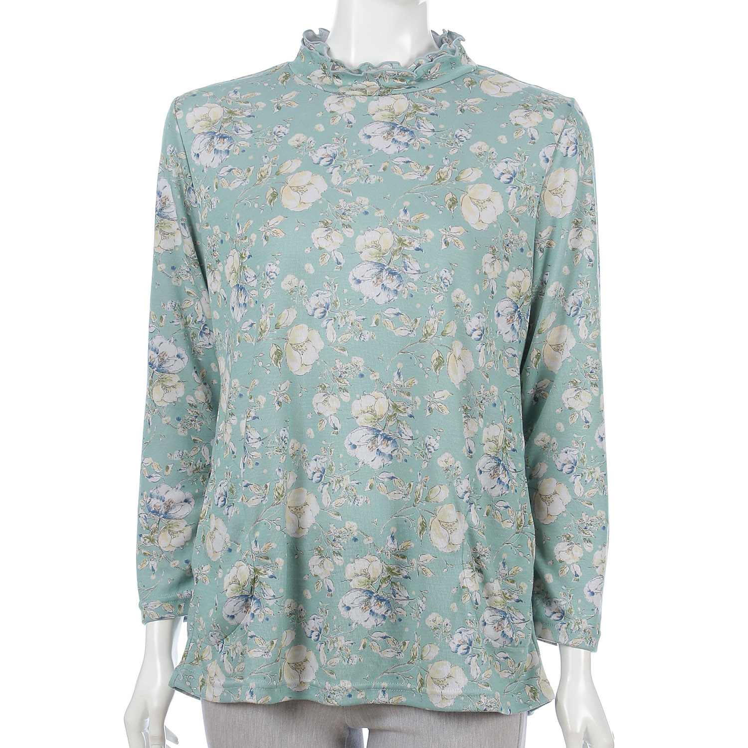 二重メロウ脇ポケ付きチュニック - 画像3