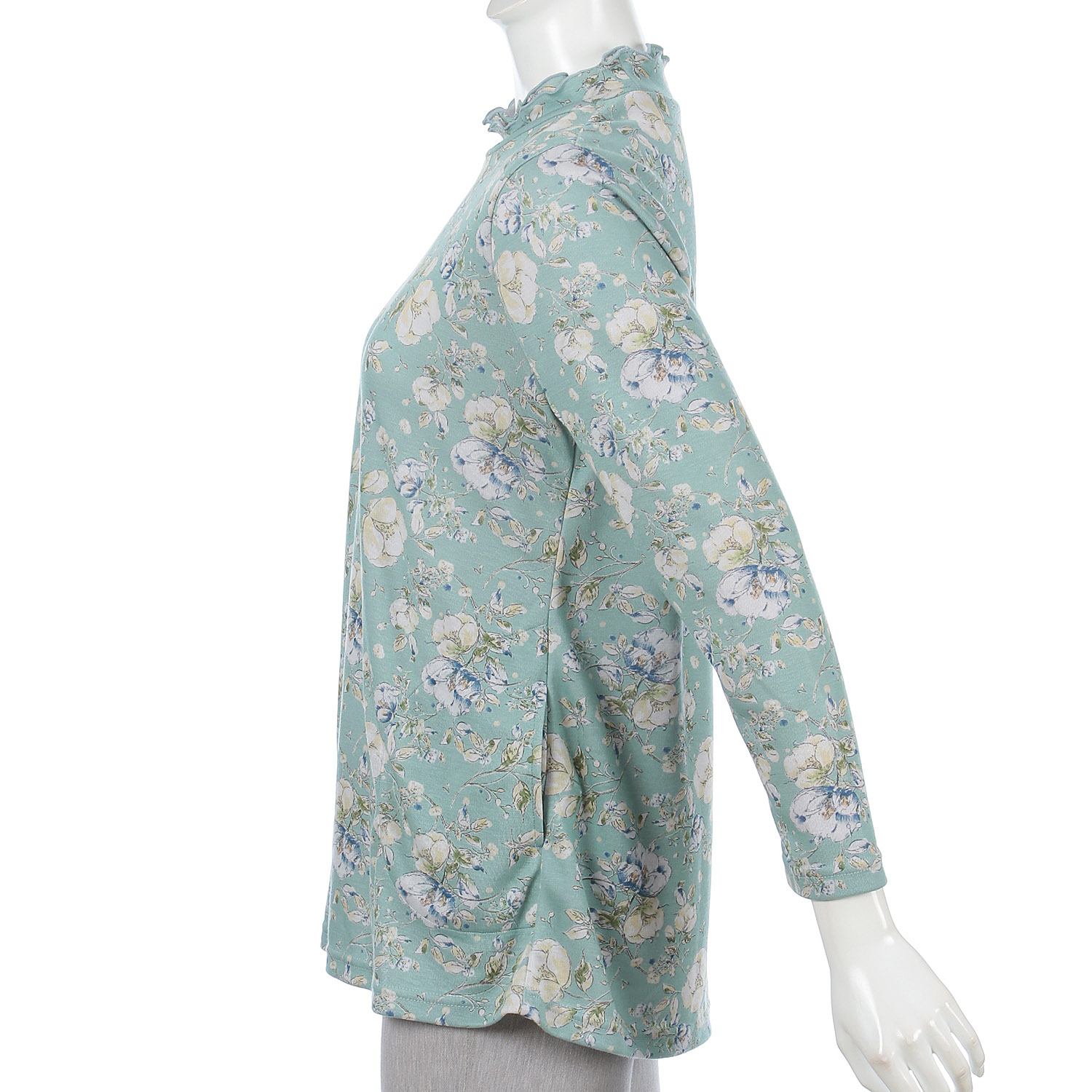 二重メロウ脇ポケ付きチュニック - 画像4