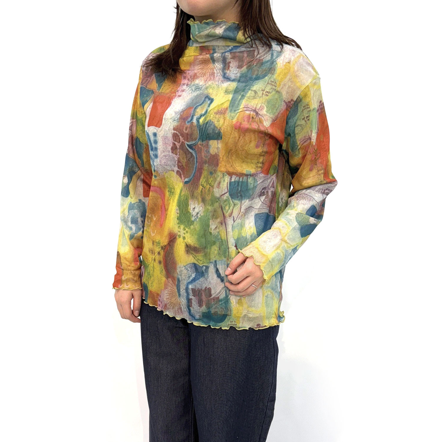 パワーネットリバーシブルプリントプルオーバー