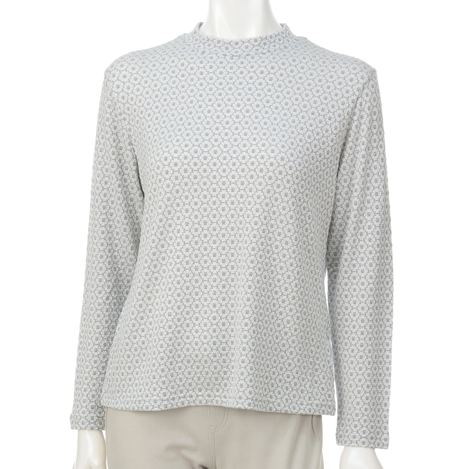 花柄ジャカードプルオーバー - 画像2