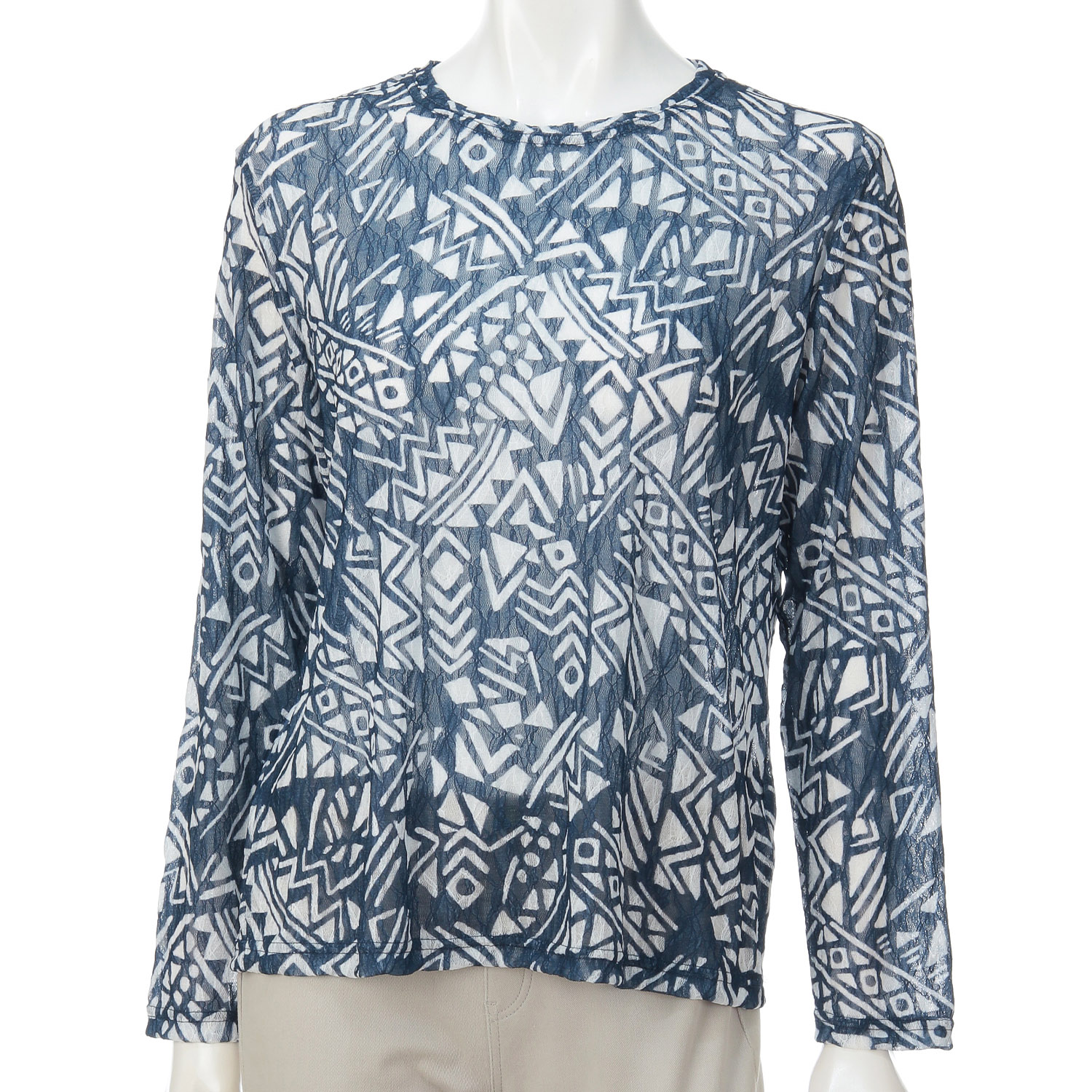 レースプリントプルオーバー - 画像6