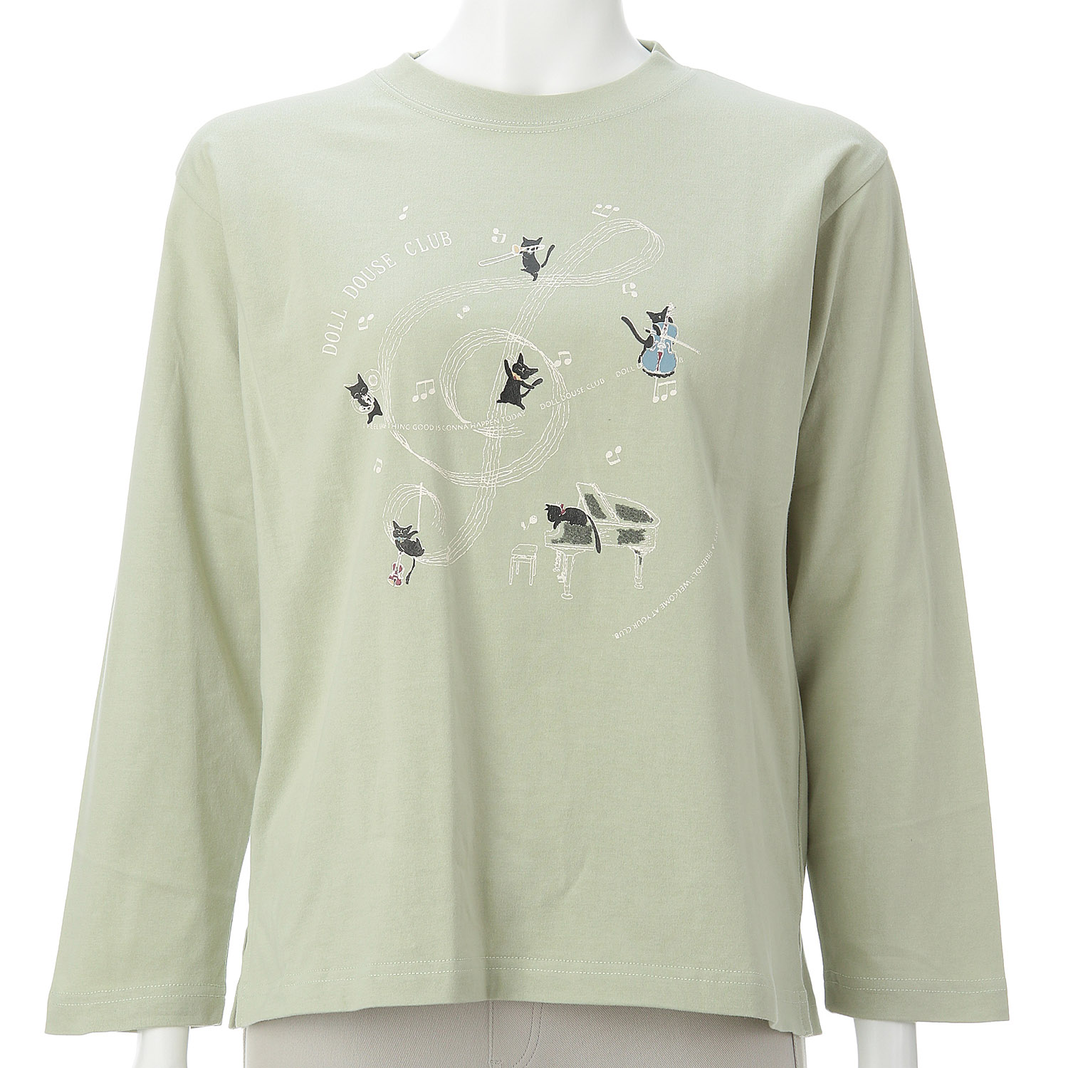 DDCLUB 長袖T ネコと音 - 画像8