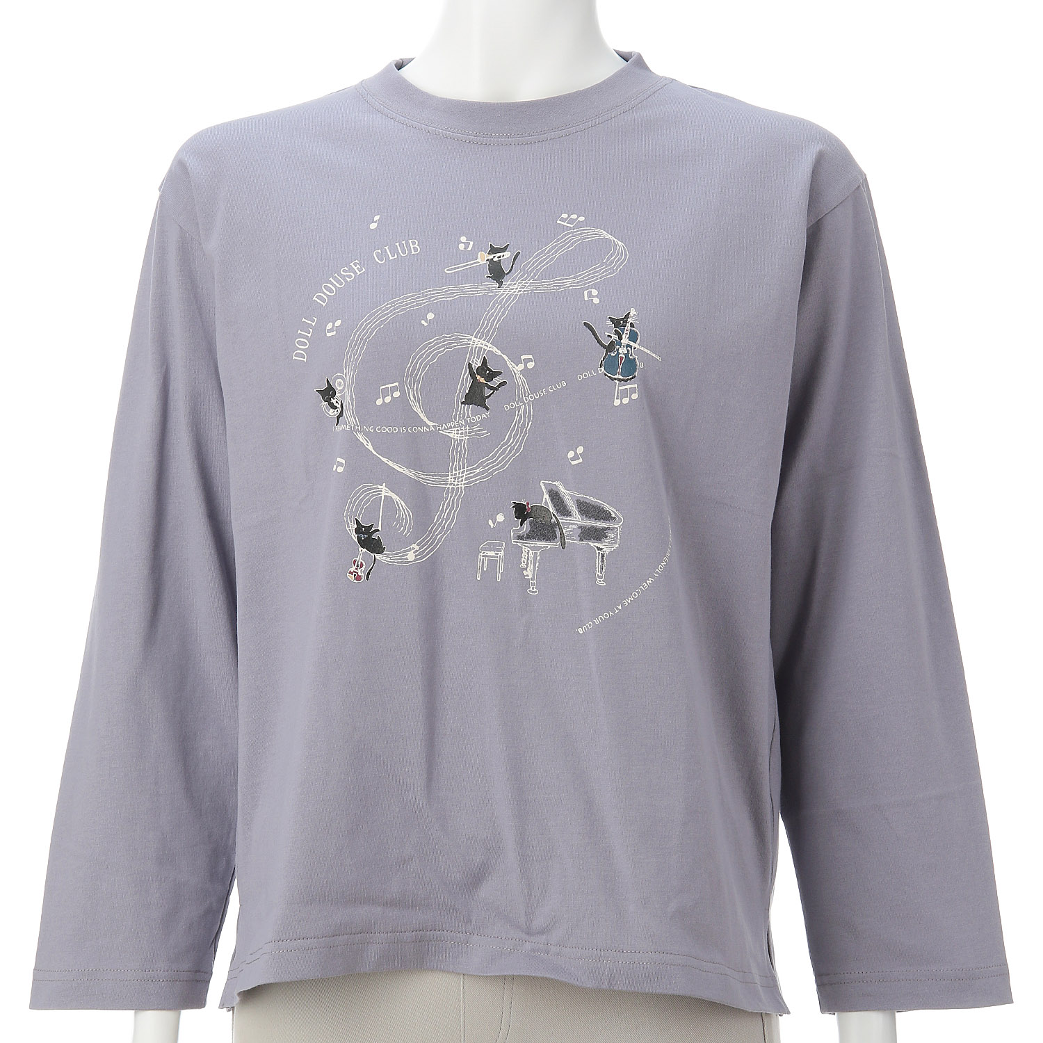 DDCLUB 長袖T ネコと音 - 画像9