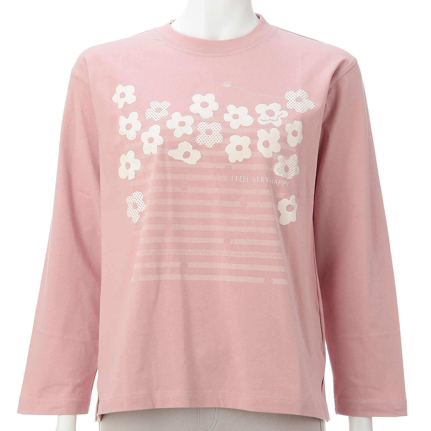 DDCLUB 長袖T 花ボーダー - 画像4