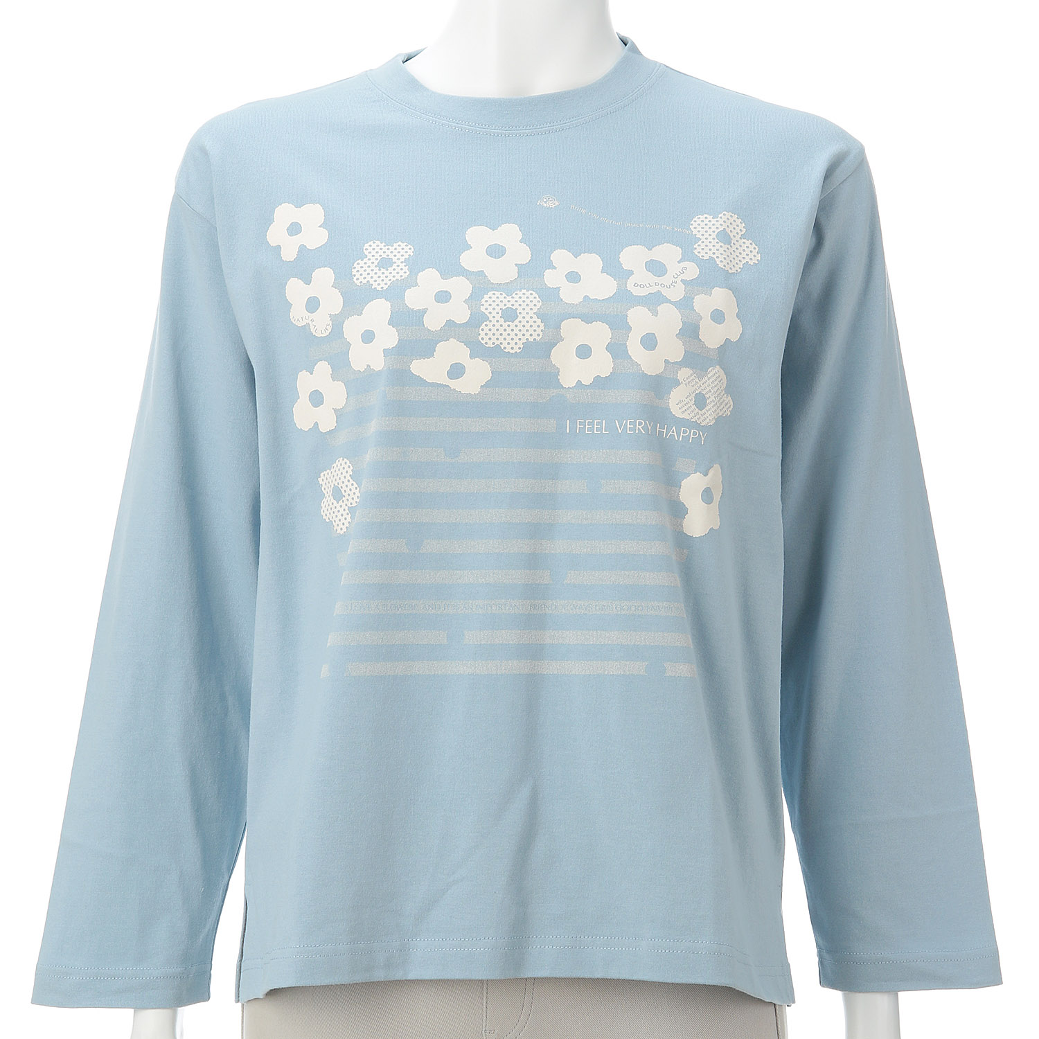 DDCLUB 長袖T 花ボーダー - 画像5