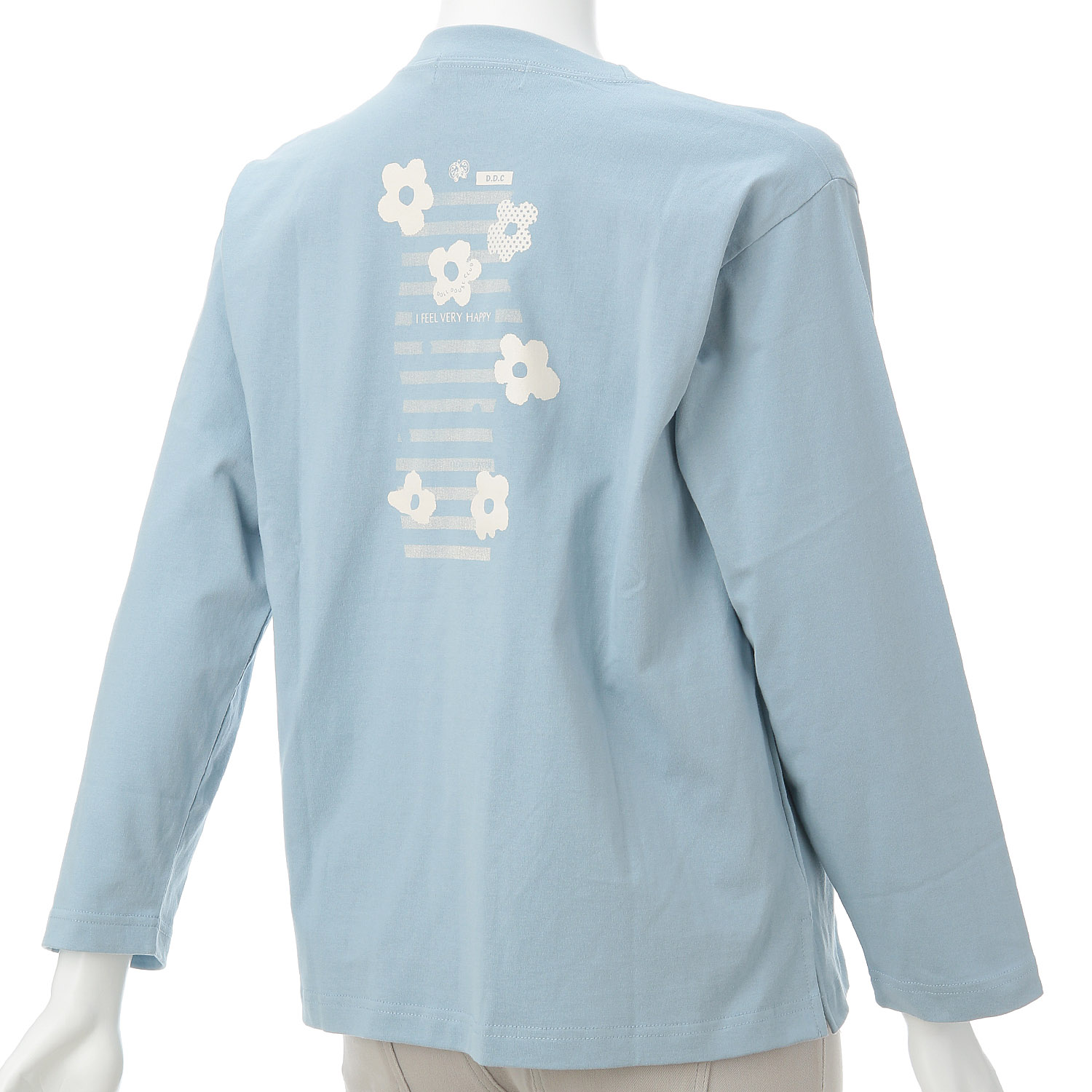 DDCLUB 長袖T 花ボーダー - 画像6