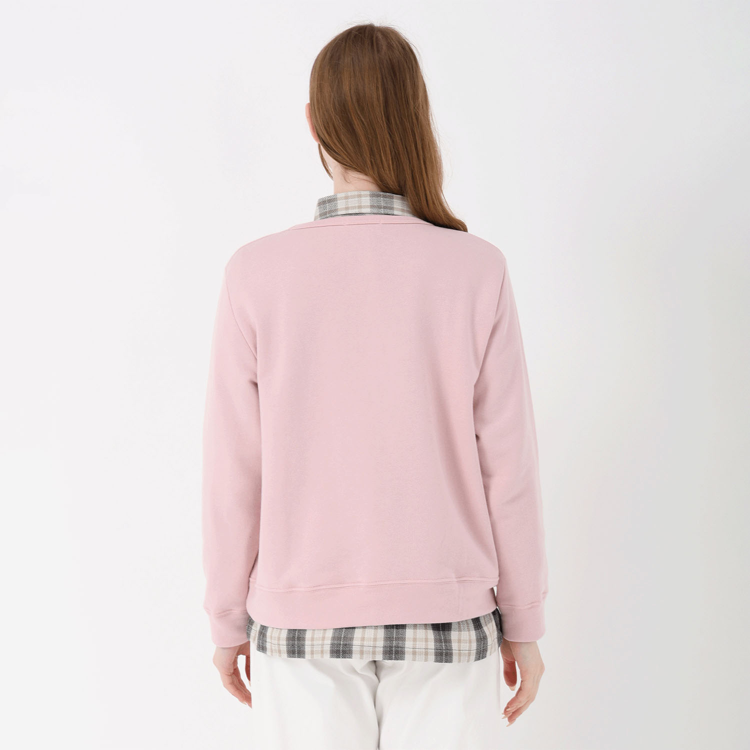 T’BIS STUDIO 長袖裏毛猫プリントクルーネックトレーナー - 画像10