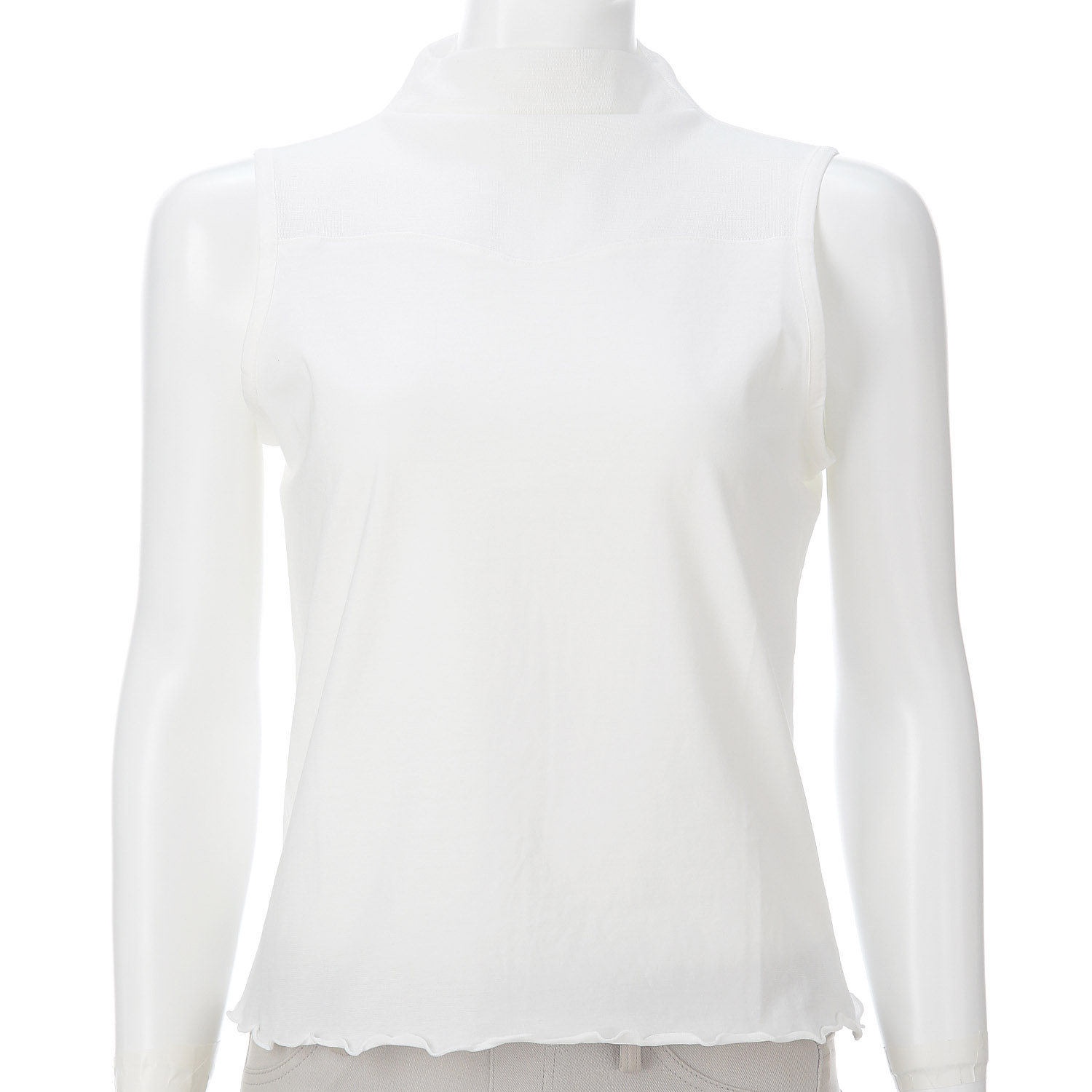 チュール切替えノースリーブ - 画像1