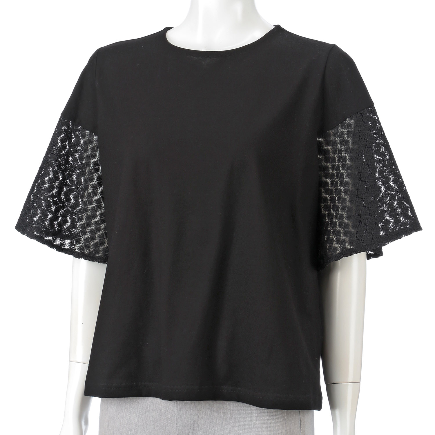 袖レースプルオーバー - 画像4