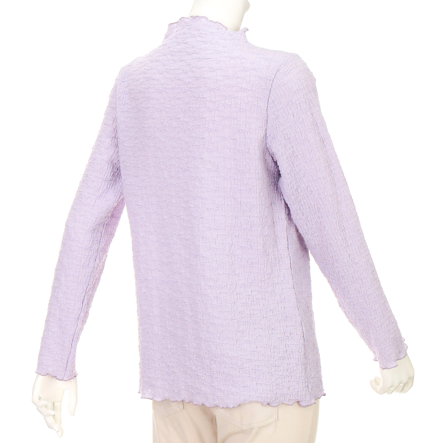 レーシーメロウボトルネックカットソー - 画像7