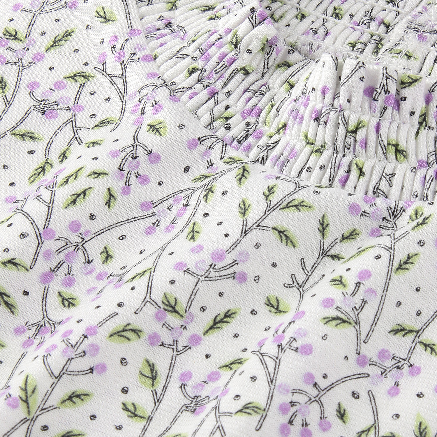 SZ天竺プリントシャーリング衿七分袖 - 画像5