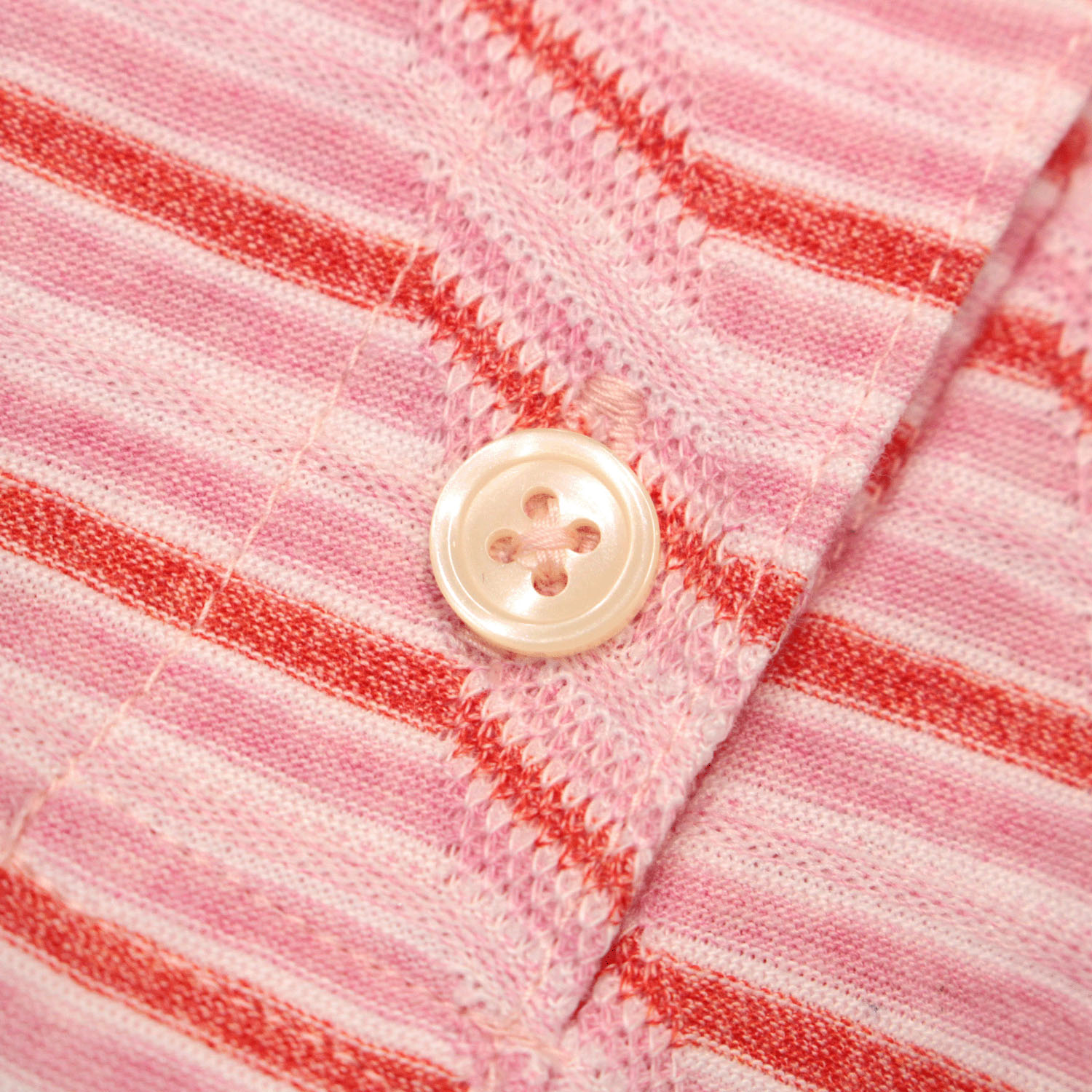 T’BIS STUDIO ギザギザ波々タックボーダー5分袖ポロシャツ - 画像11