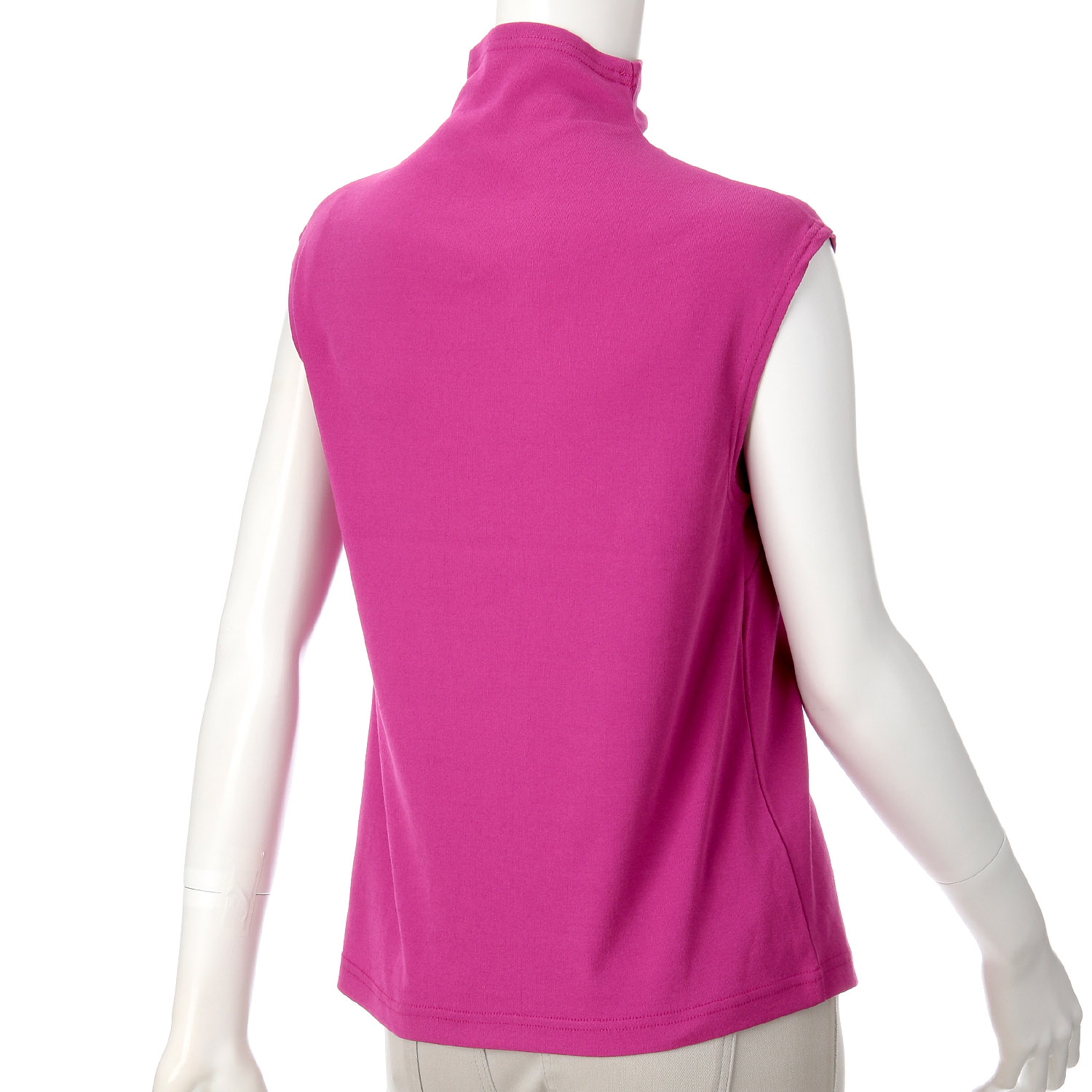 マチ付きボトルネックタンクトップ - 画像6