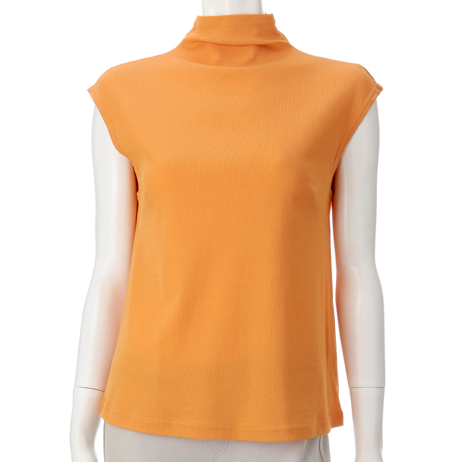 マチ付きボトルネックタンクトップ - 画像8