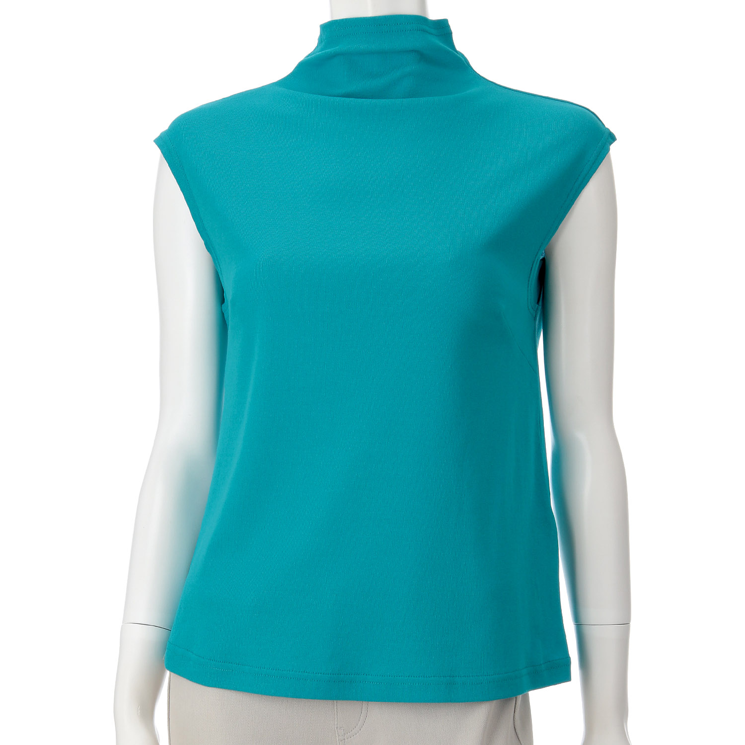 マチ付きボトルネックタンクトップ - 画像10