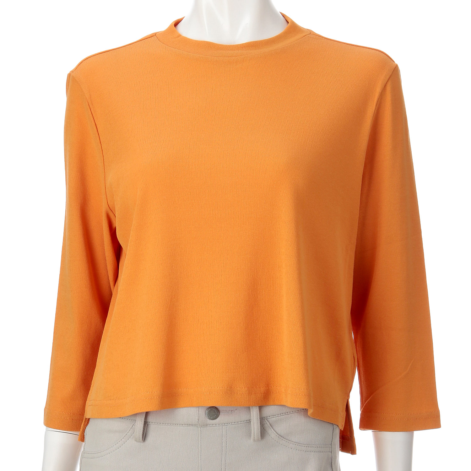 モックネックショート丈プルオーバー - 画像5