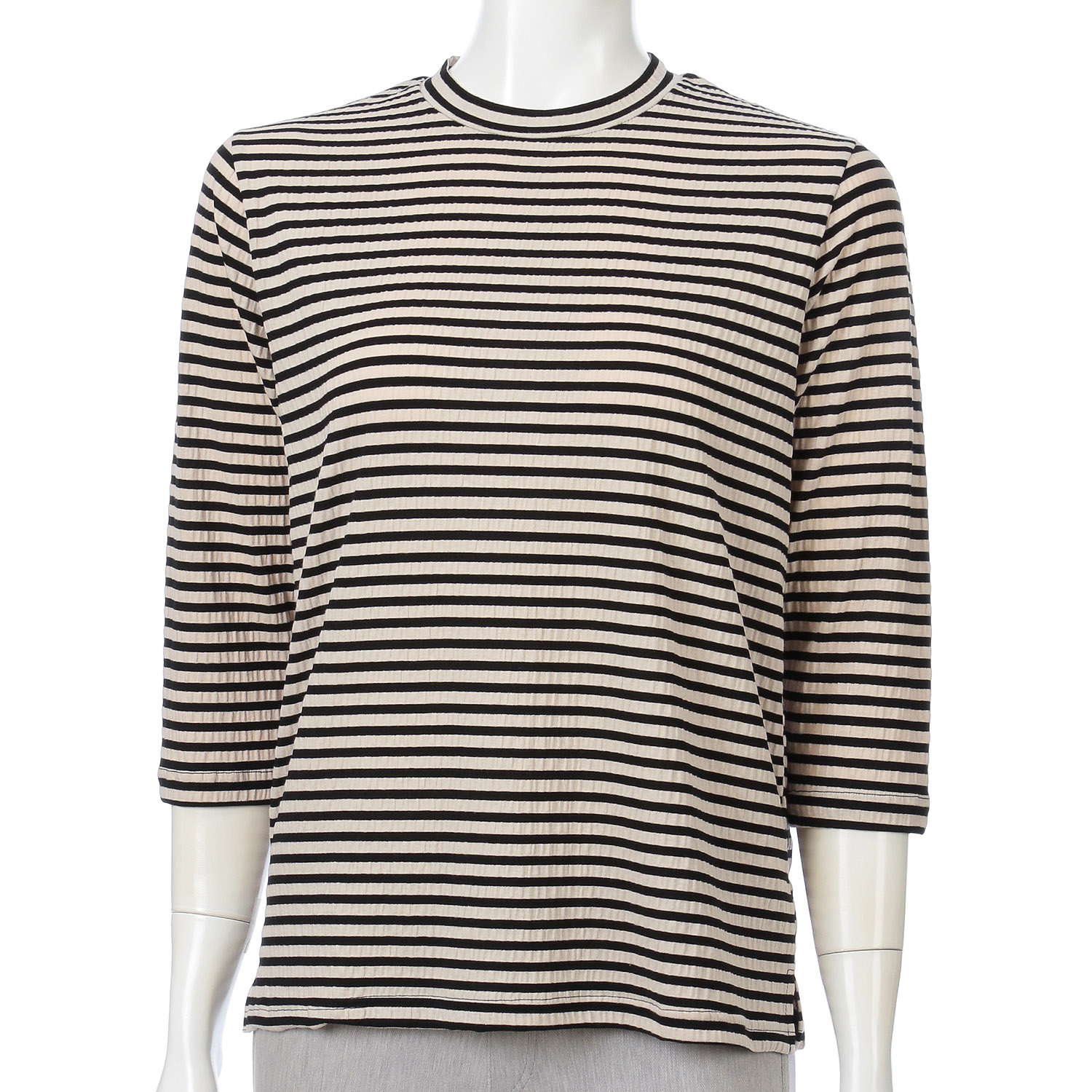 サッカーボーダー丸首七分袖カットソー - 画像2