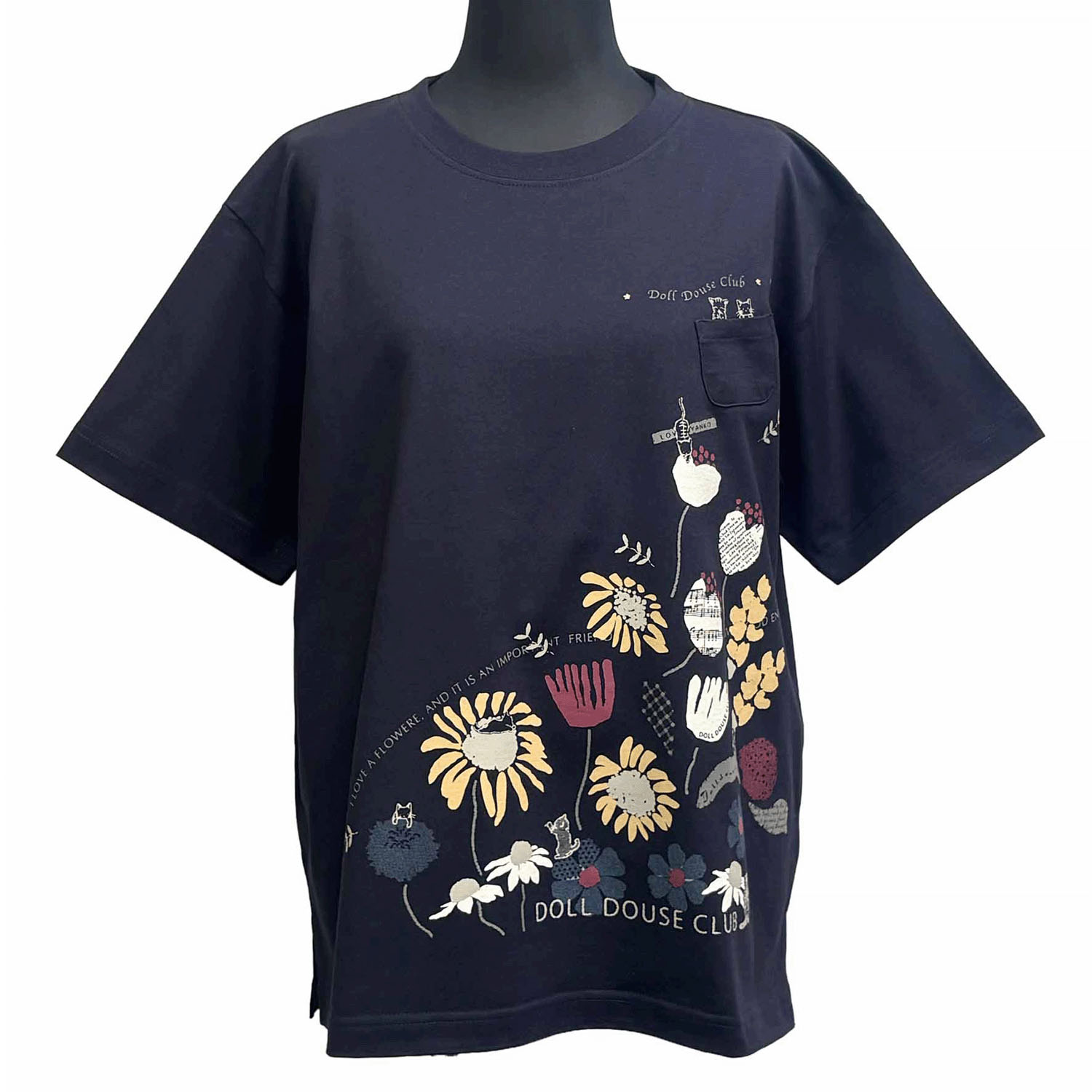 DDCLUB プリントT ネコFLOWER - 画像11