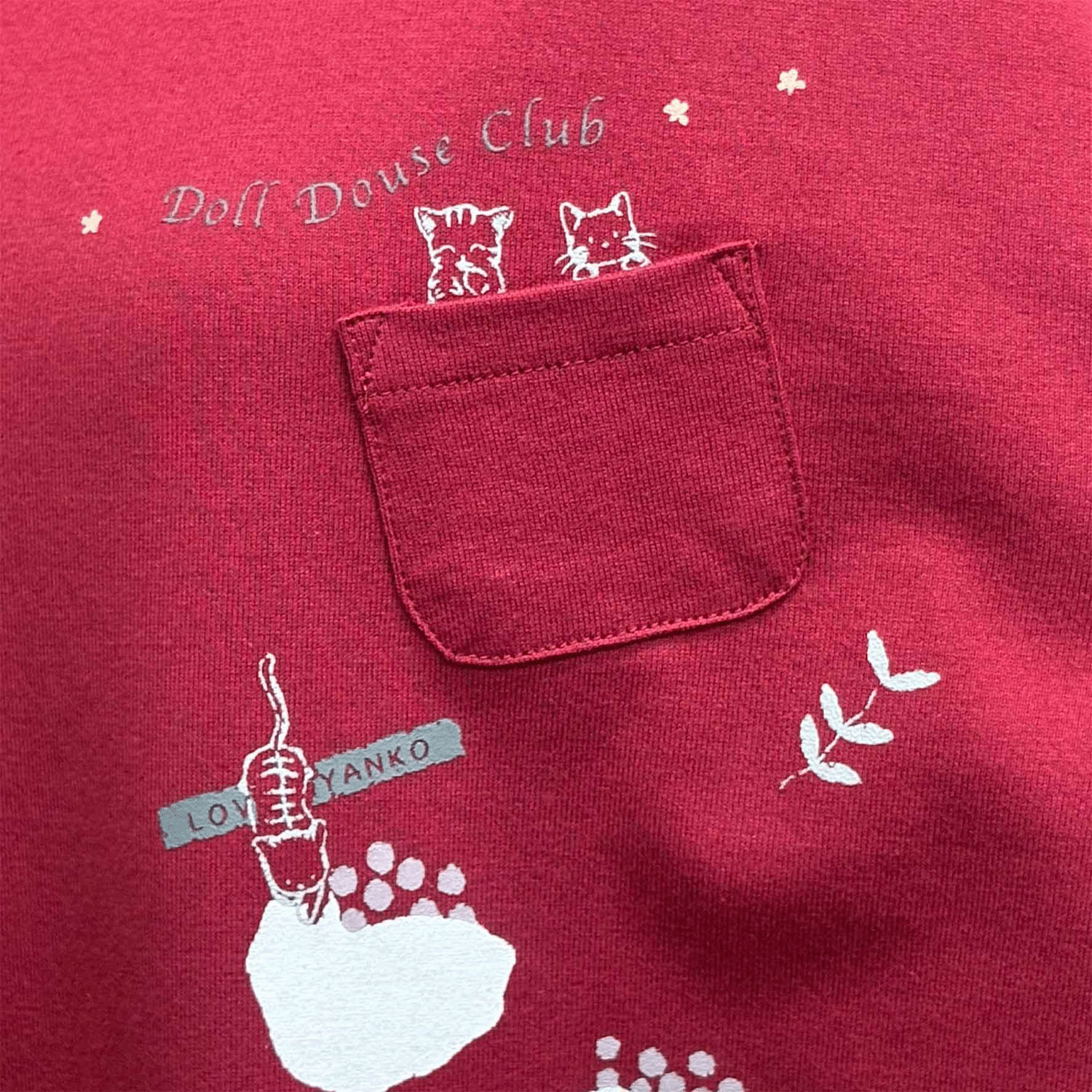 DDCLUB プリントT ネコFLOWER - 画像7