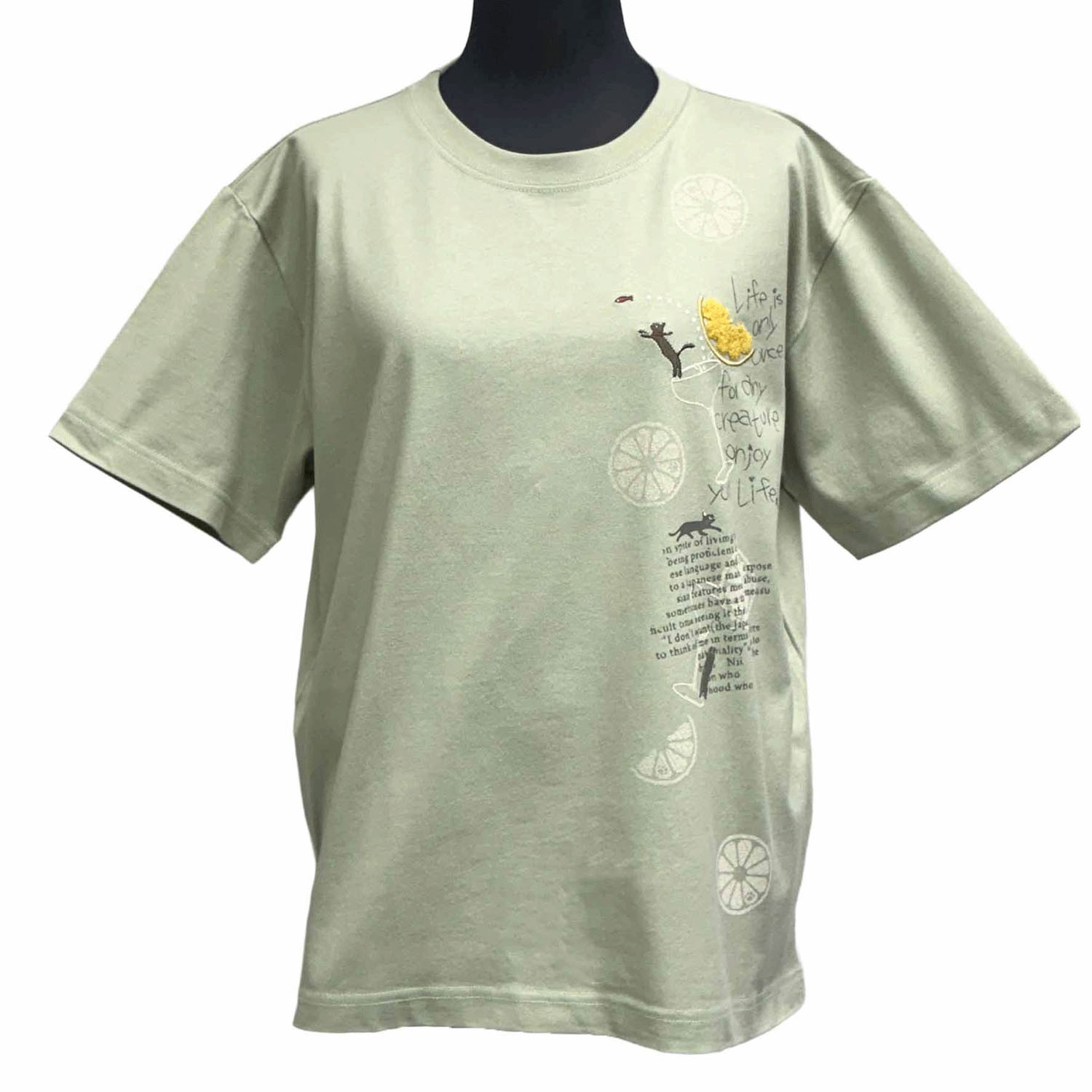 DDCLUB プリントT ネコレモン - 画像6