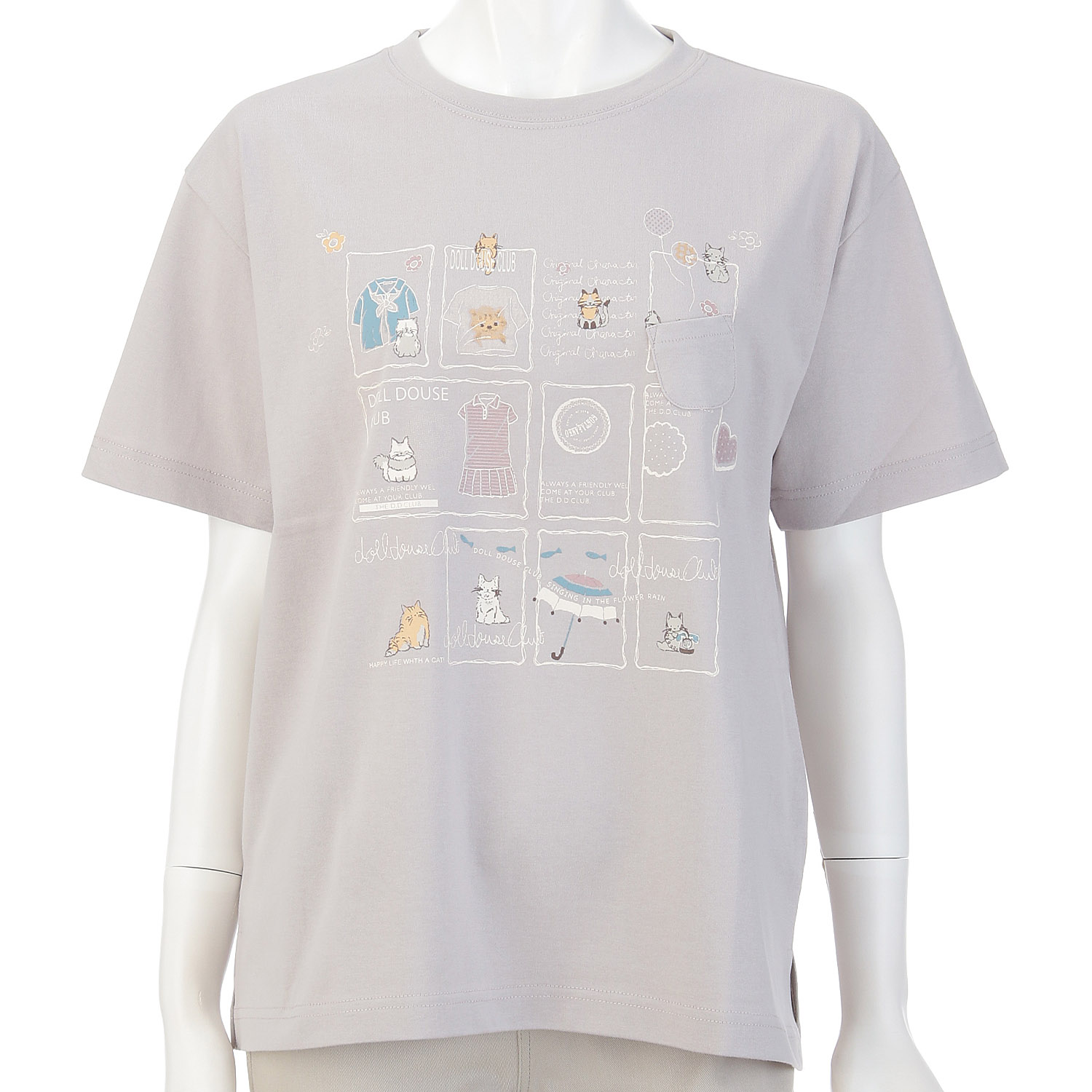 DDCLUB プリントT ネコetc． - 画像2