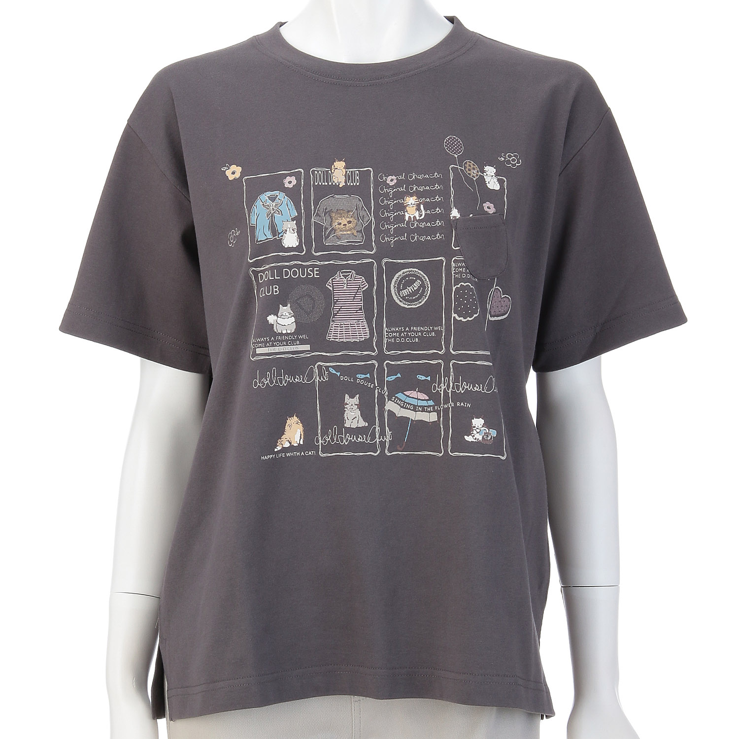 DDCLUB プリントT ネコetc． - 画像3