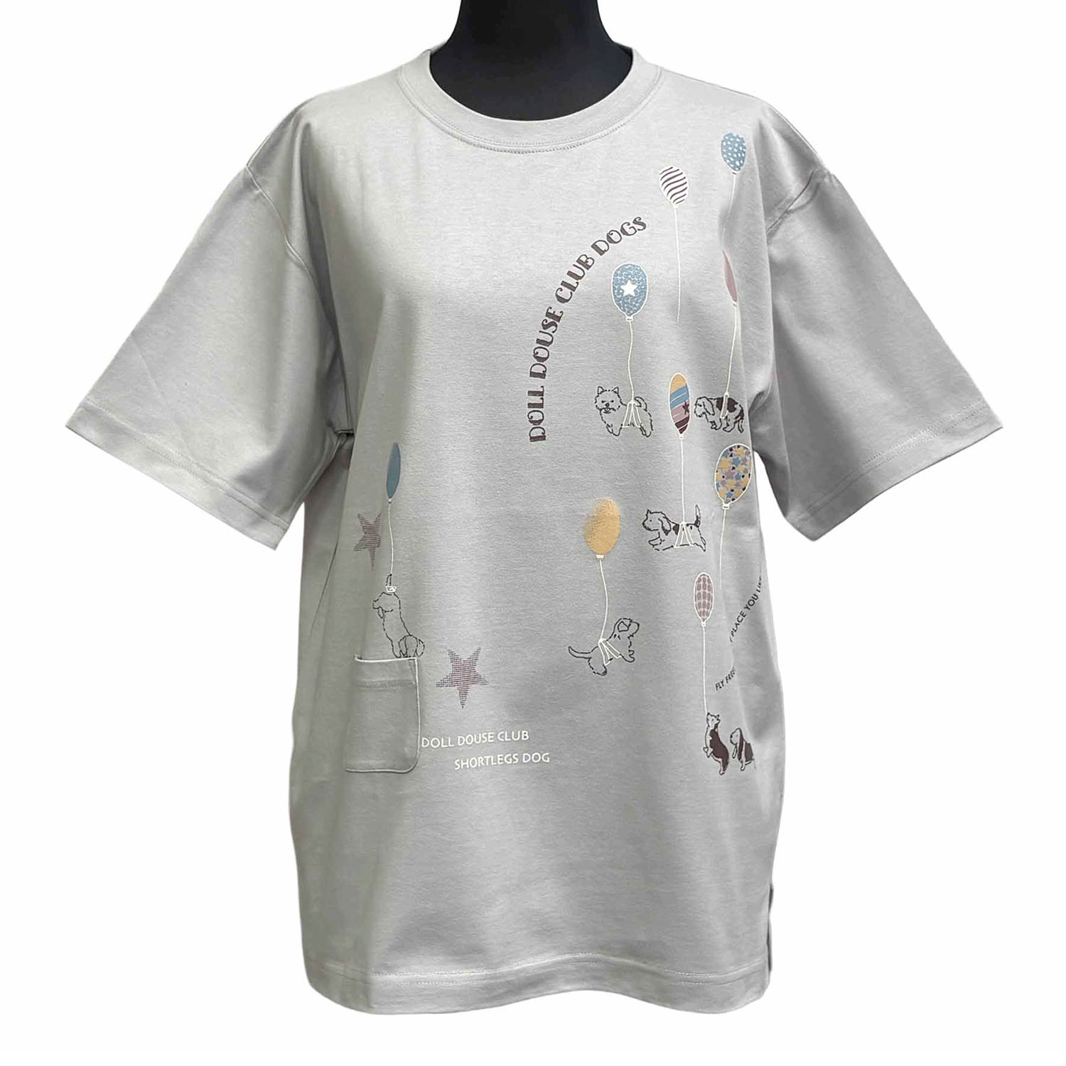 DDCLUB ロングT DOG風船 - 画像2