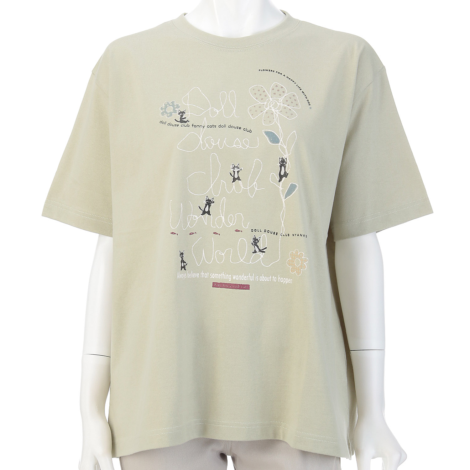 DDCLUB ワイドT ネコIVY - 画像5