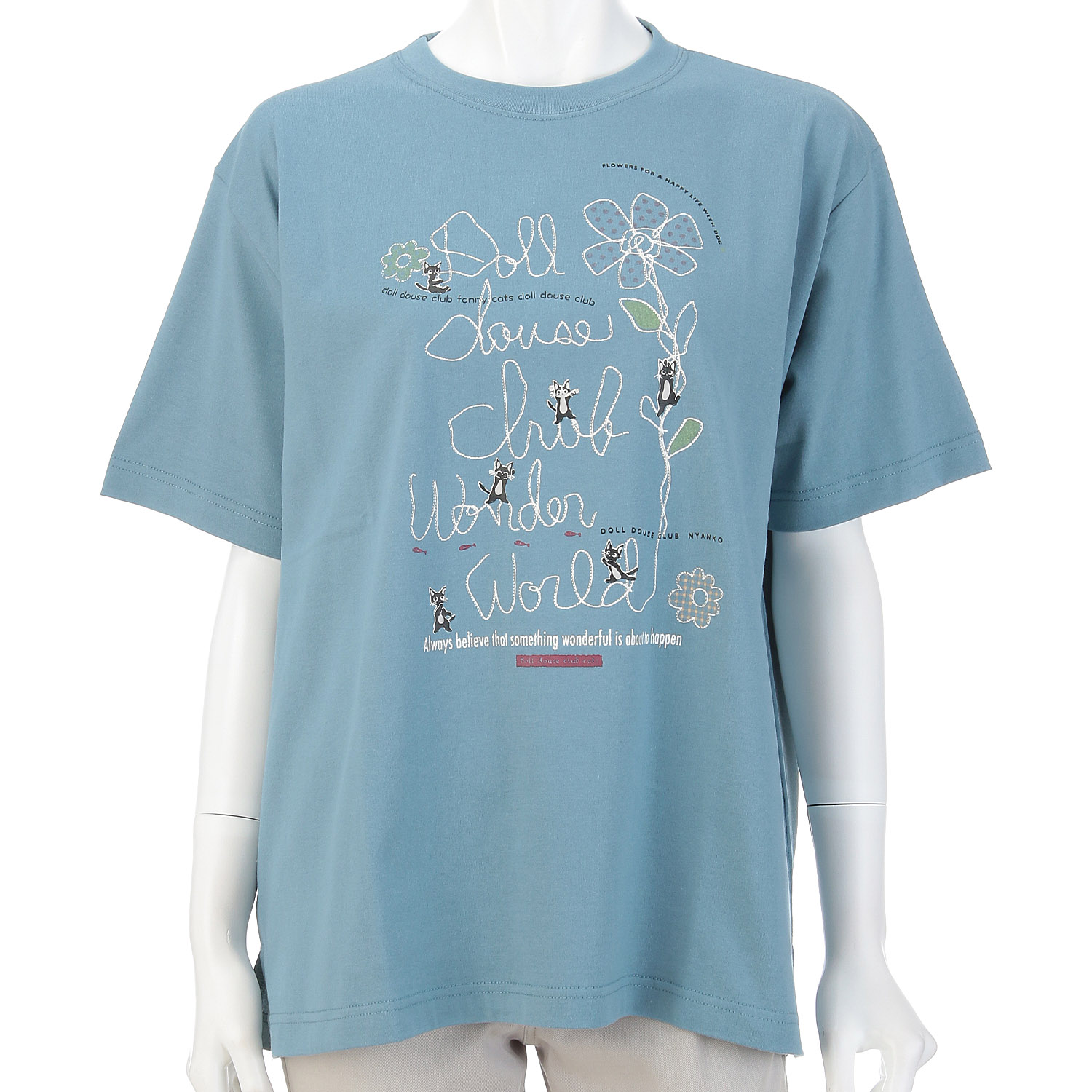 DDCLUB ワイドT ネコIVY - 画像9