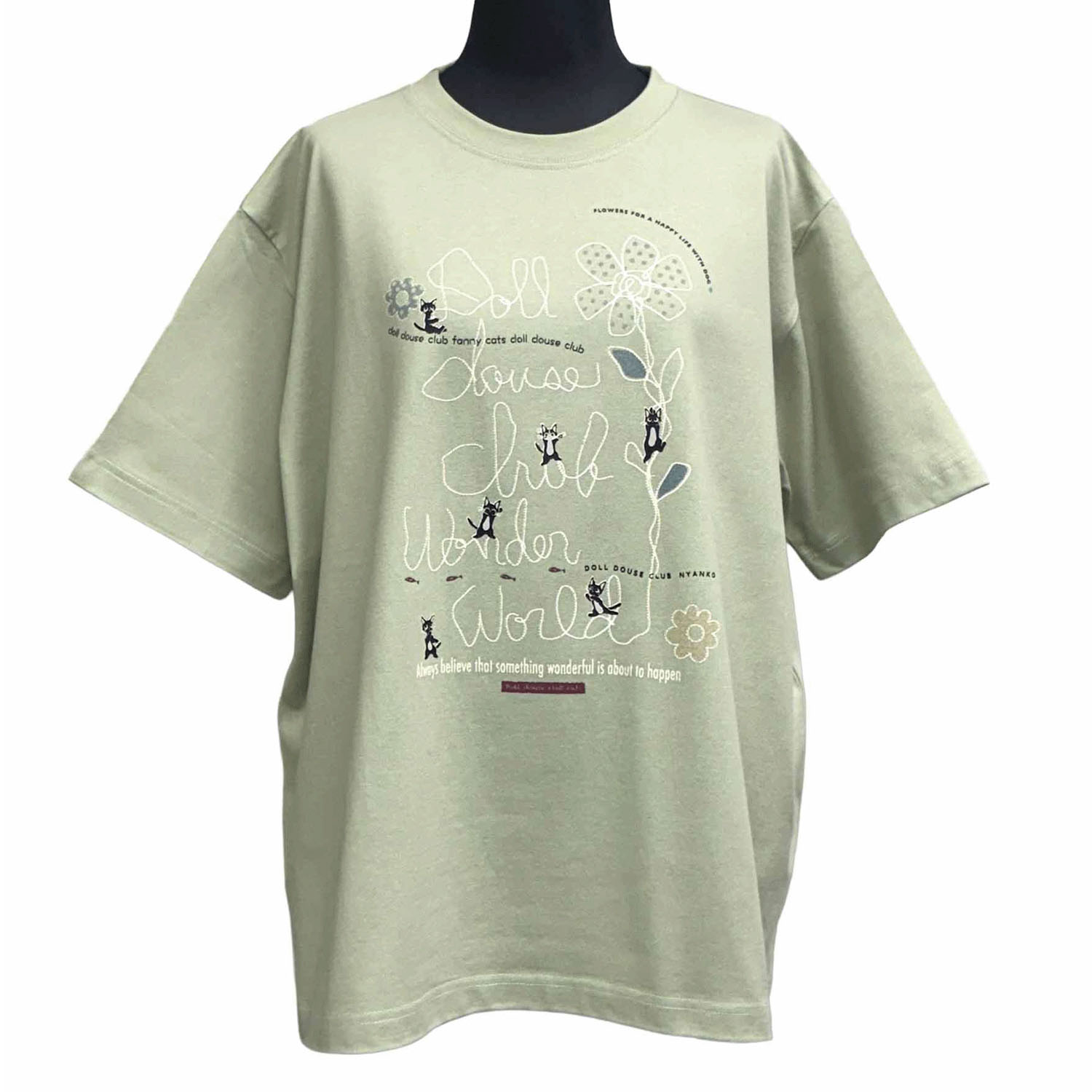 DDCLUB ワイドT ネコIVY - 画像1