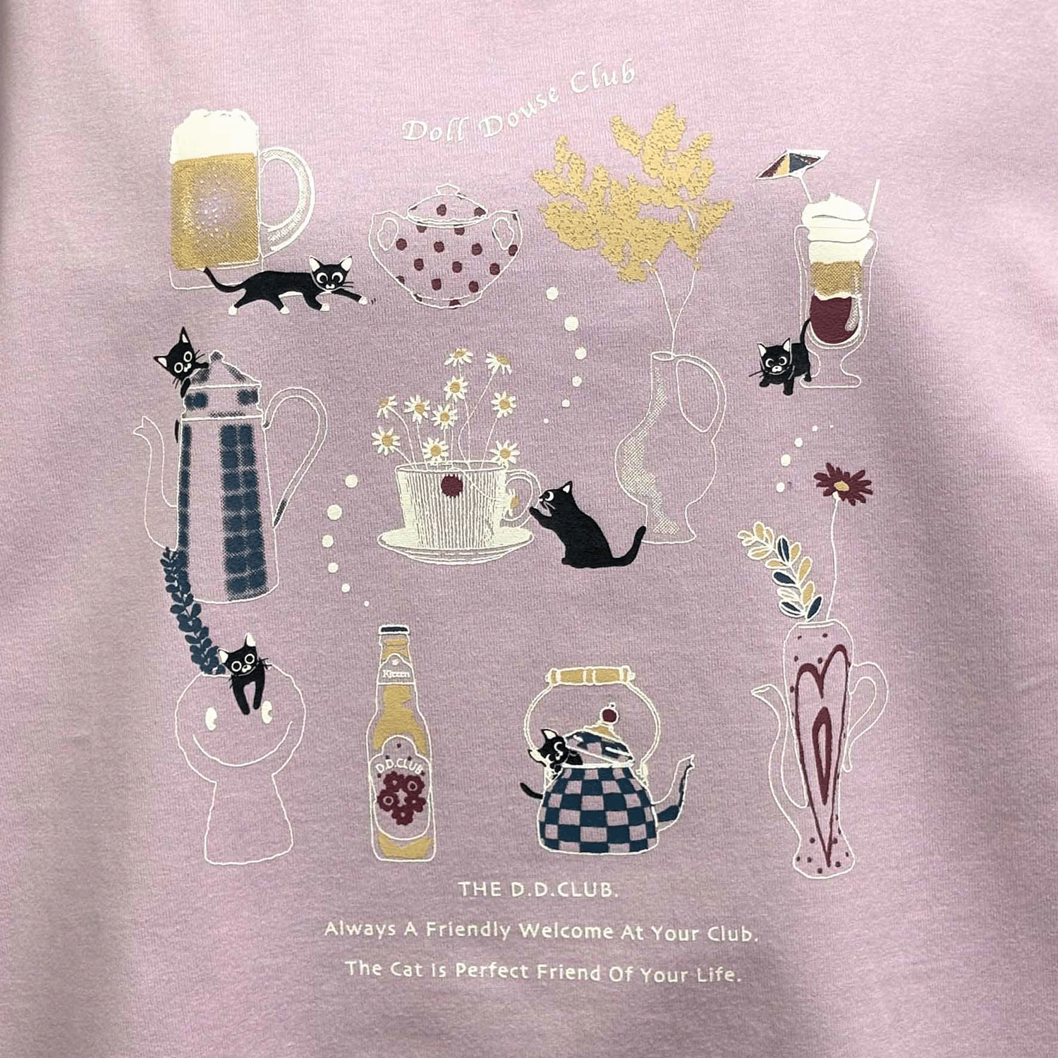 DDCLUB プリントT ネコDRINK - 画像6