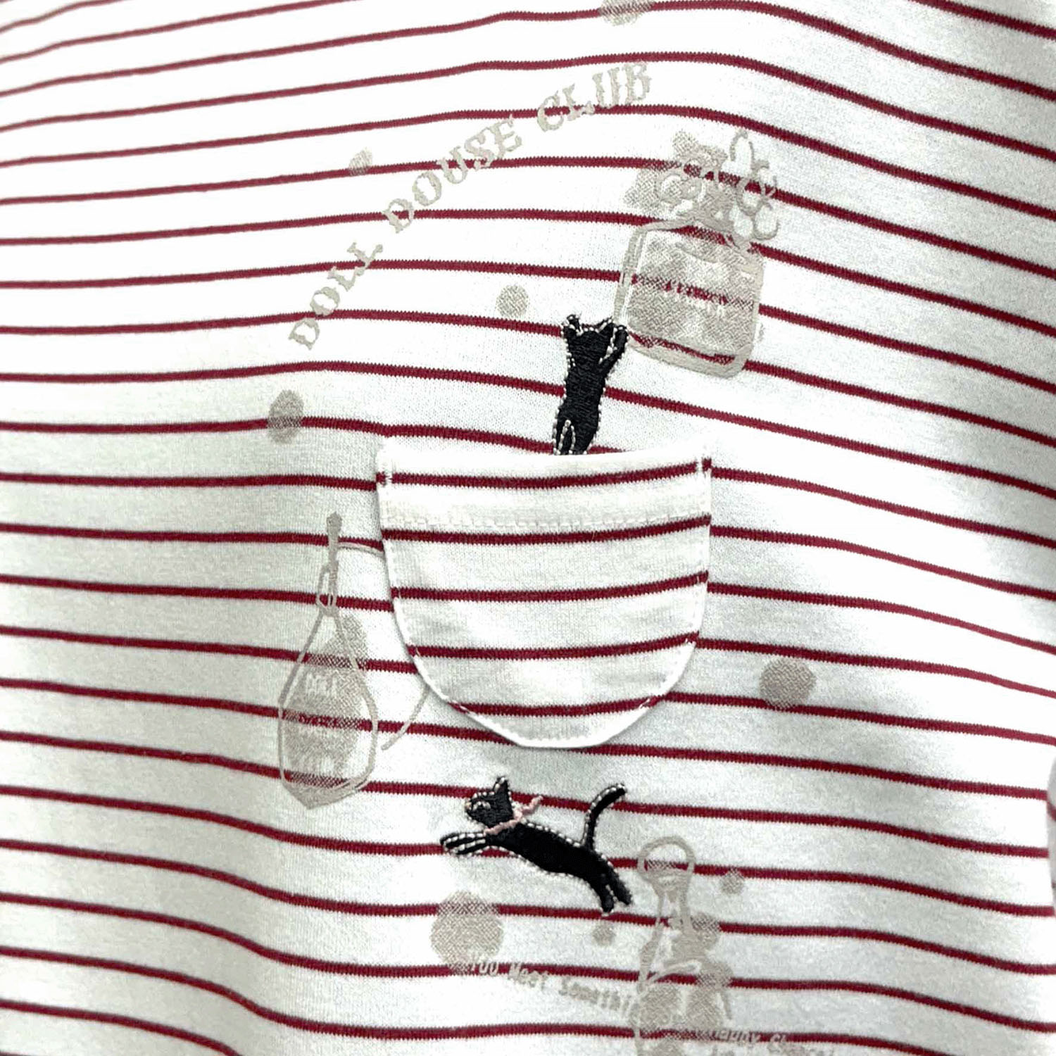 DDCLUB ボーダーT ネコ香水 - 画像5