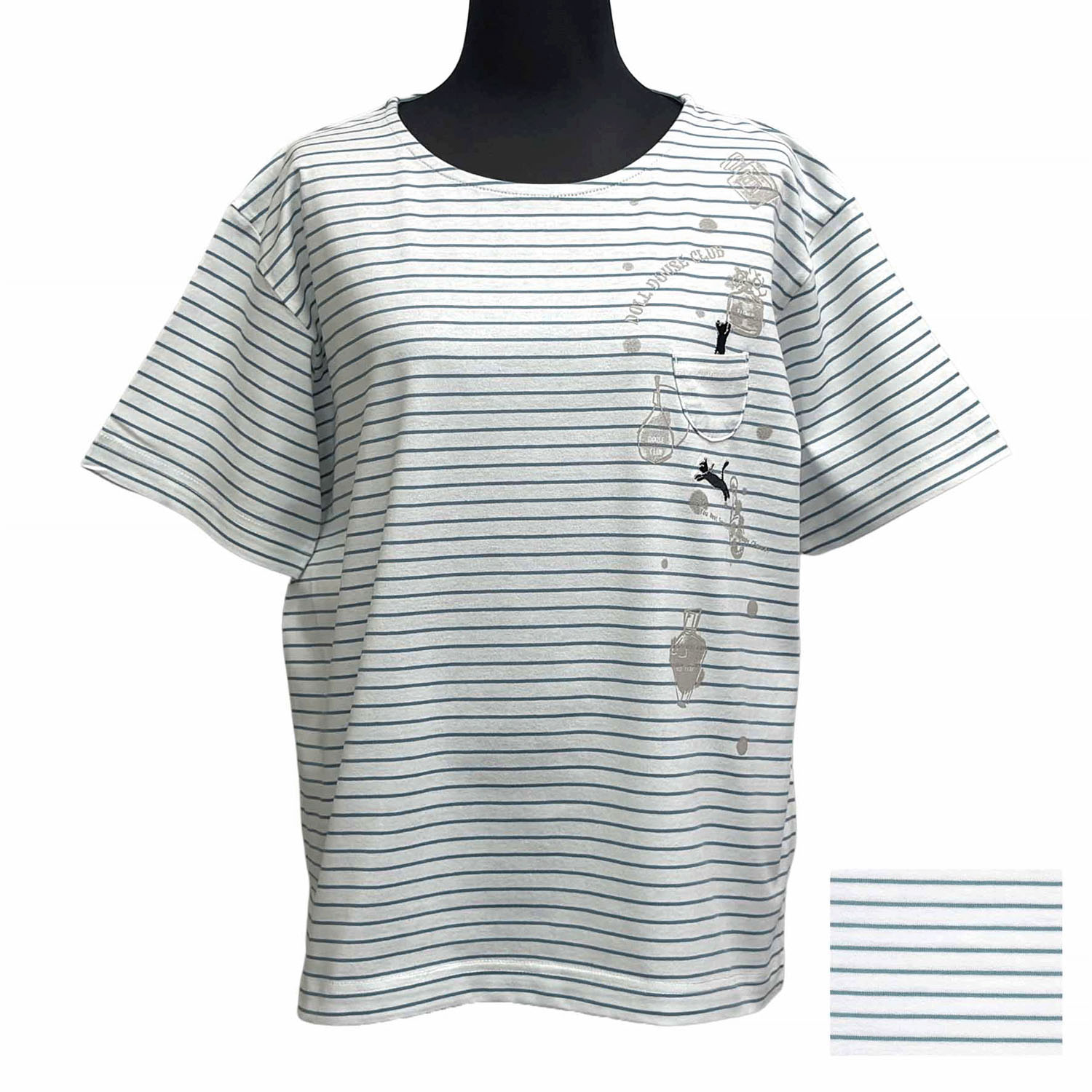 DDCLUB ボーダーT ネコ香水 - 画像7